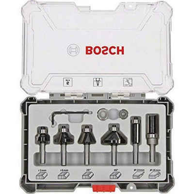 DREMEL Fräser-Set »Bosch Rand- und Kantenfräser-Set, 8-mm, 6-teilig«, 6 Fräser