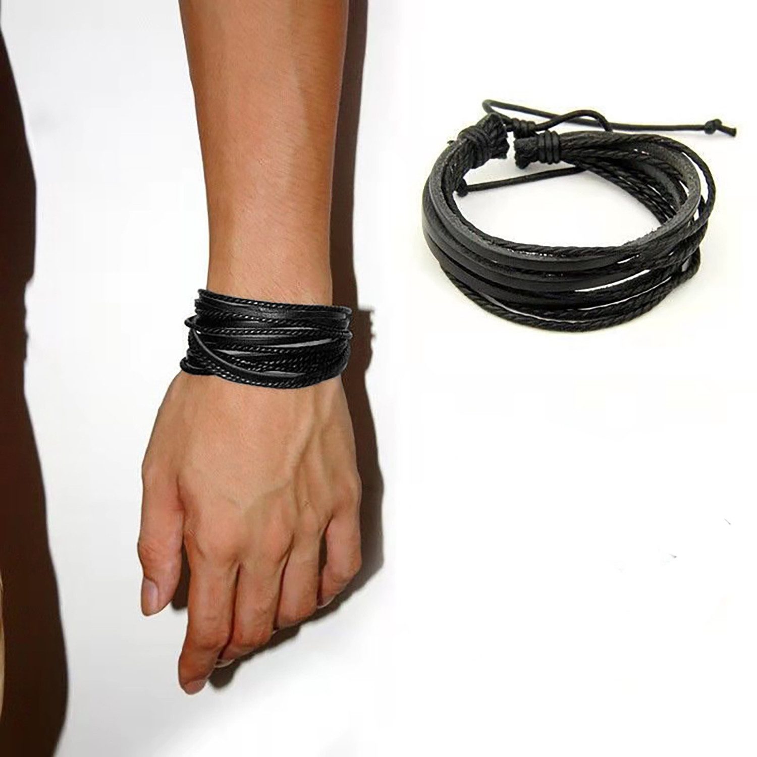 The Beauty House Lederarmband Armband für Männer günstig online kaufen