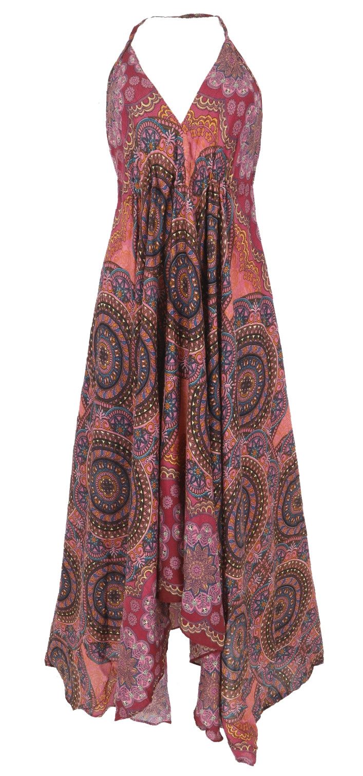 Guru-Shop Midikleid Boho Sommerkleid, Magic Dress, Maxikleid,.. alternative Bekleidung