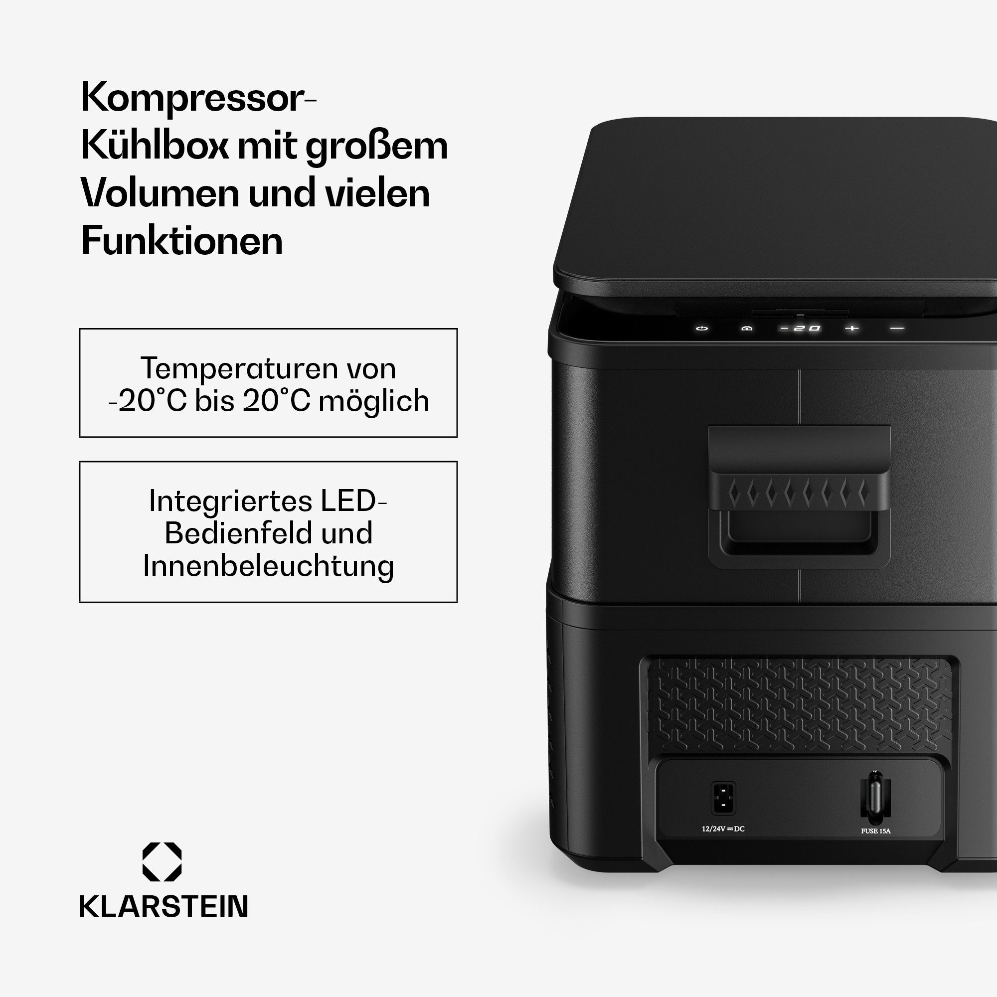 Klarstein Kühl-/Gefrierkombination 10048652, 39 cm hoch, 60 cm breit