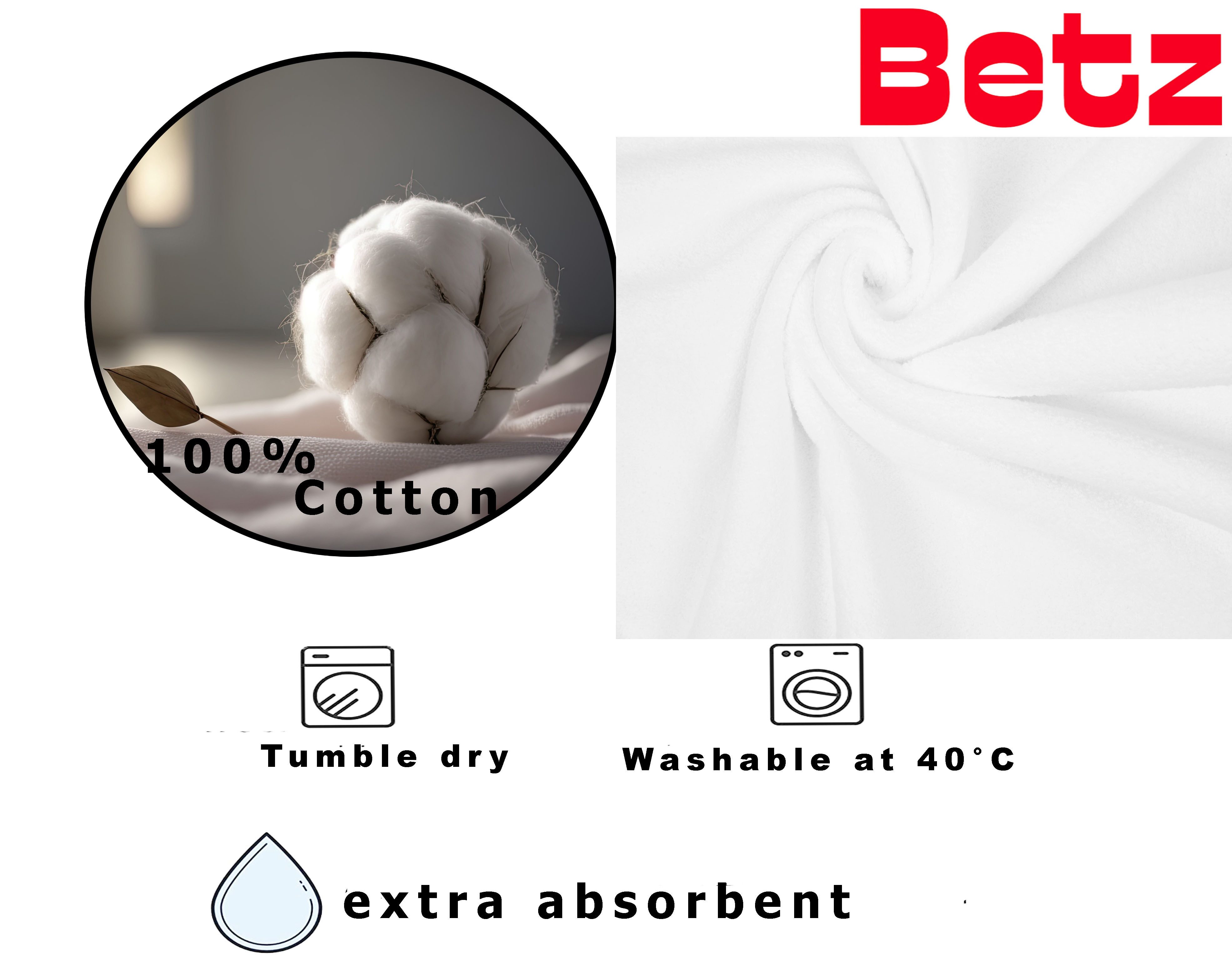 Betz Kapuzenhandtuch 3tlg Babyset VÖGELCHEN 1 Kinderbadetuch 1 Lätzchen 1 Waschhandschuh, 100% Baumwolle