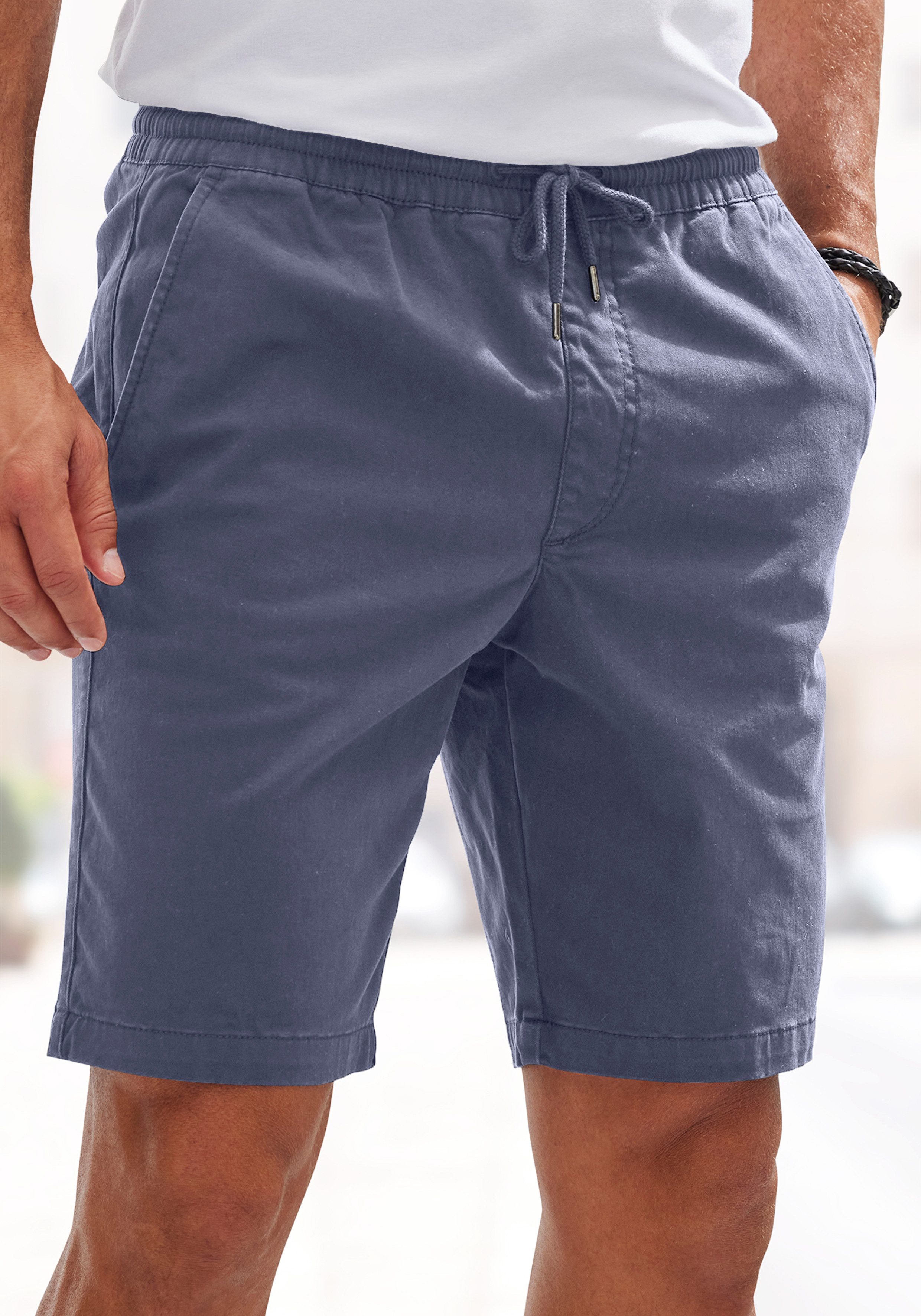 John Devin Shorts Bermuda kurze Hose aus elastischer Baumwoll-Qualität