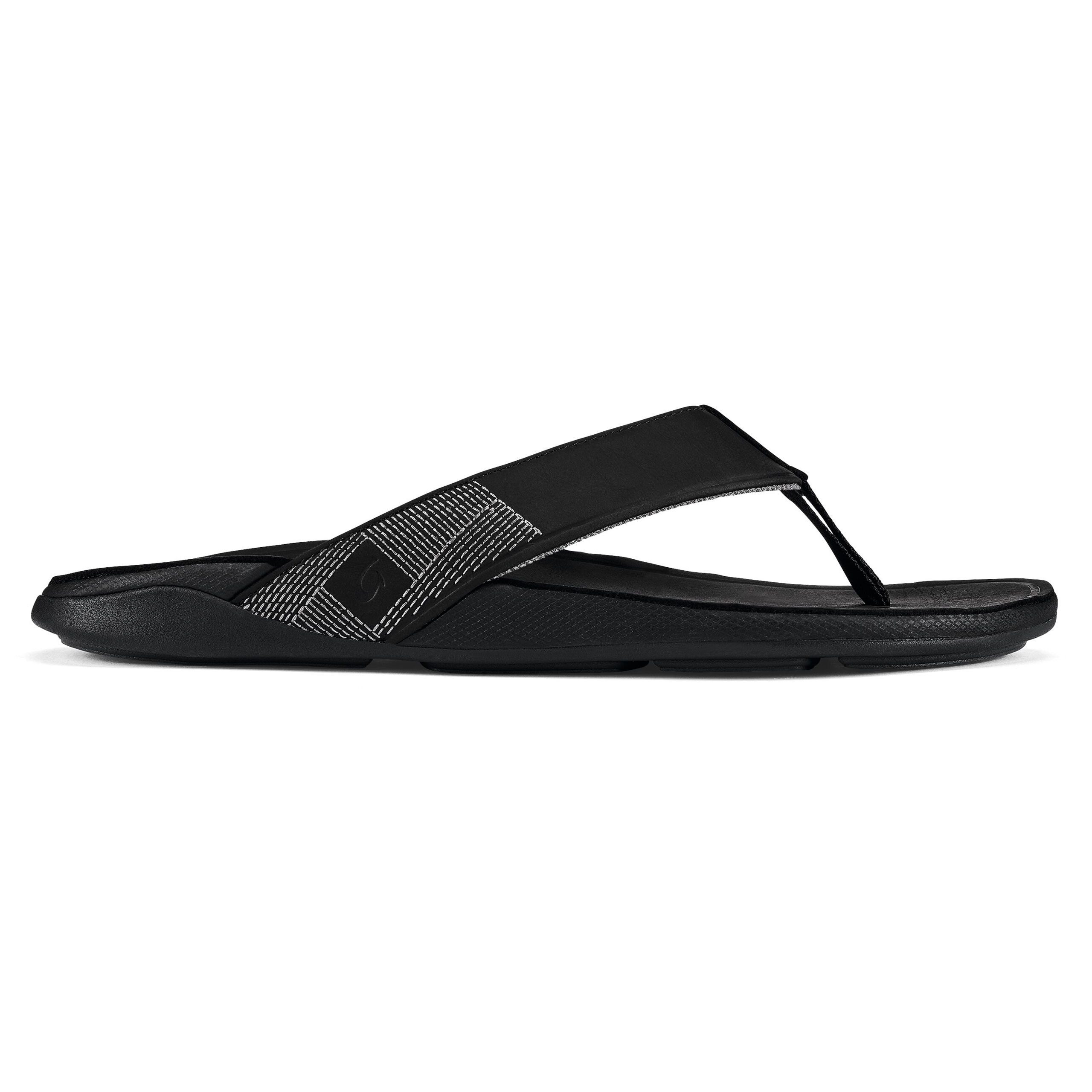 OluKai Olukai Mens Tuahine - Leder-Zehenstegsandalen Herren Sandale