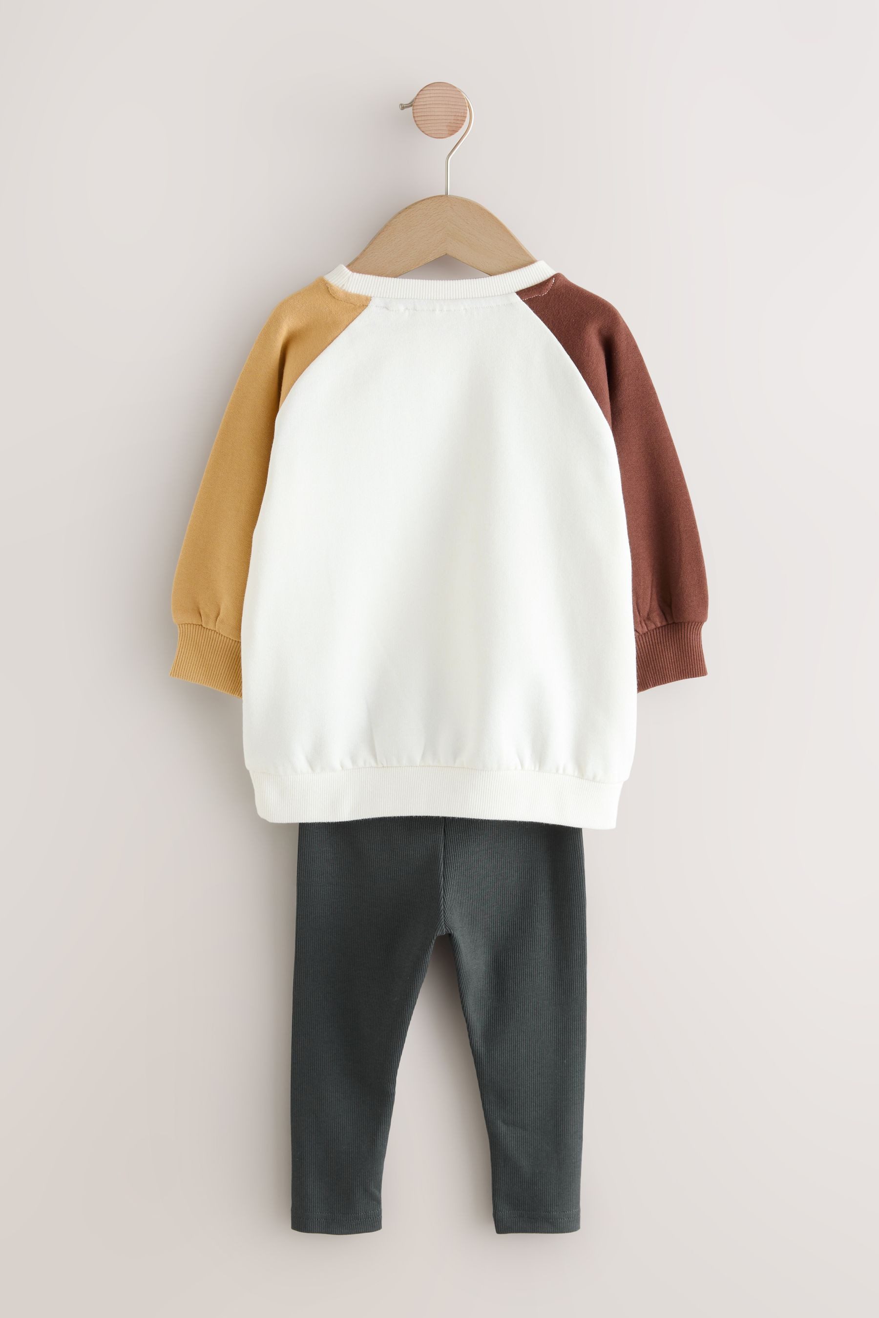 Next Sweatanzug Rundhals-Sweatshirt und Leggings, Mickey günstig online kaufen