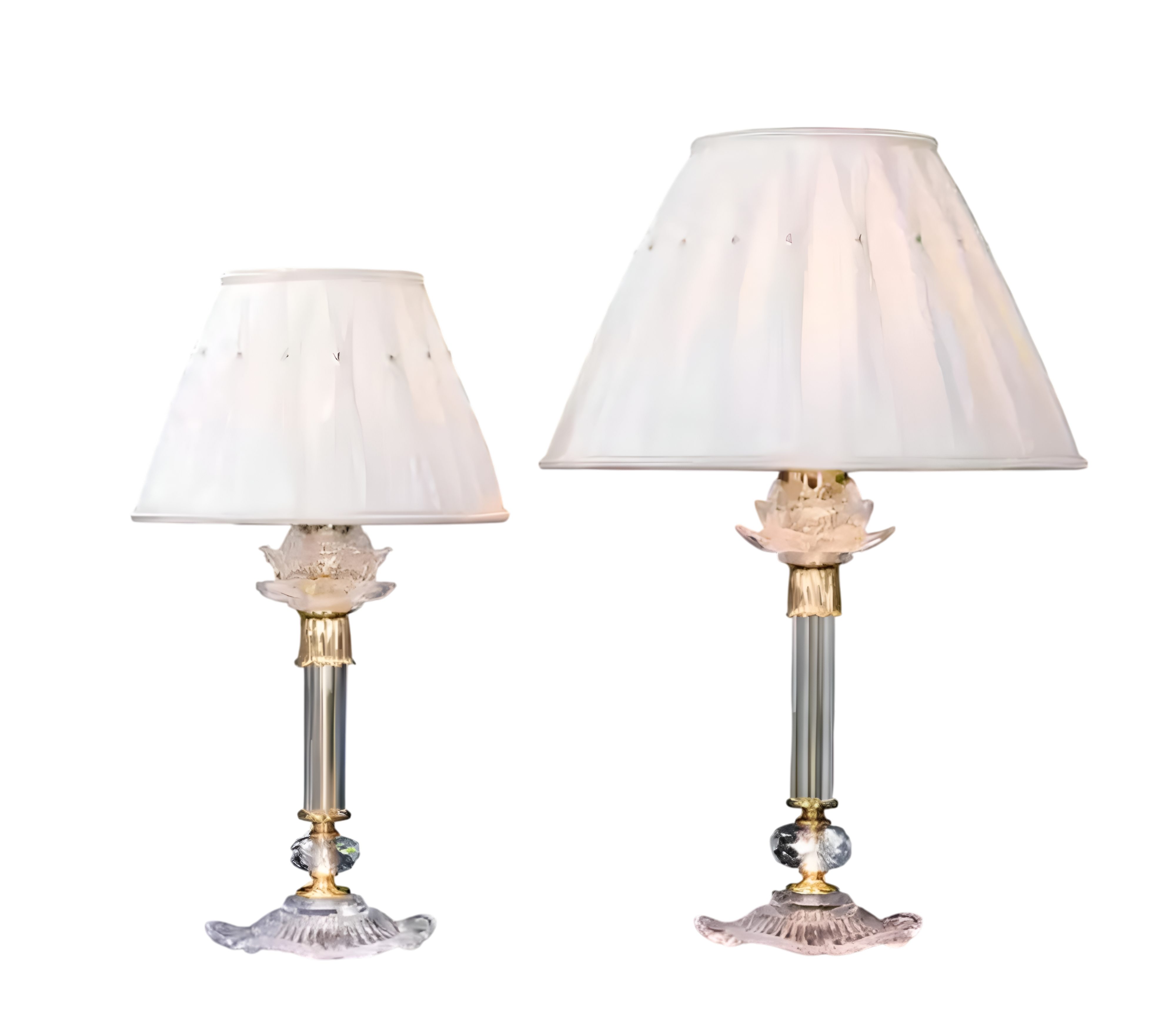 Xlmoebel Nachttischlampe Klassische Kristall-Stehlampe im Antik-Stil in Weiß, Hergestellt in Europa