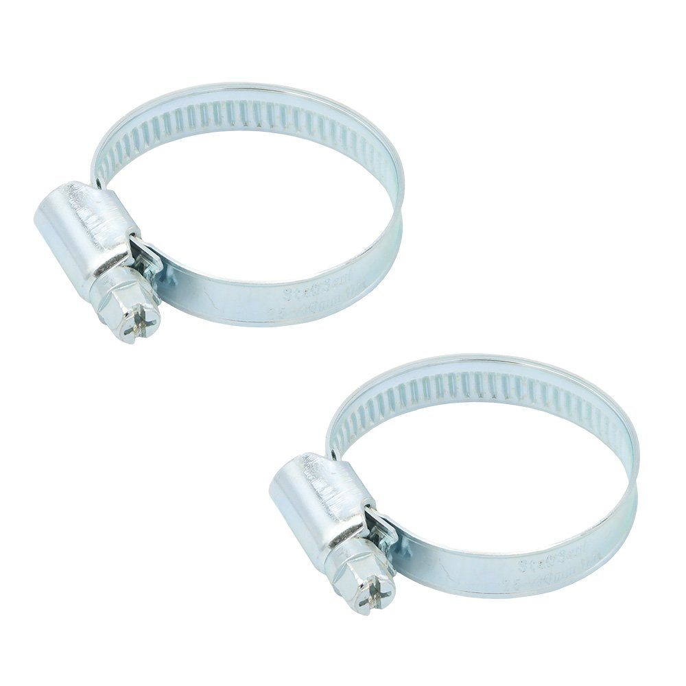 puteus Dichtschelle 2x Schlauchschelle 25-40mm 1" Zoll Schlauchklemme verzinkt
