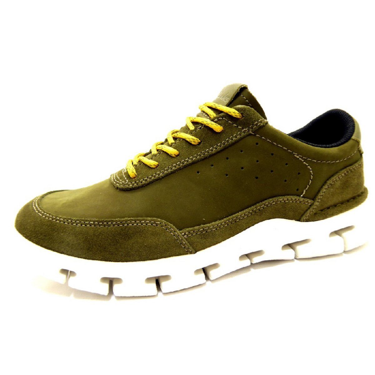 Freizeit Schnürer für Herren in olive Schnürschuh