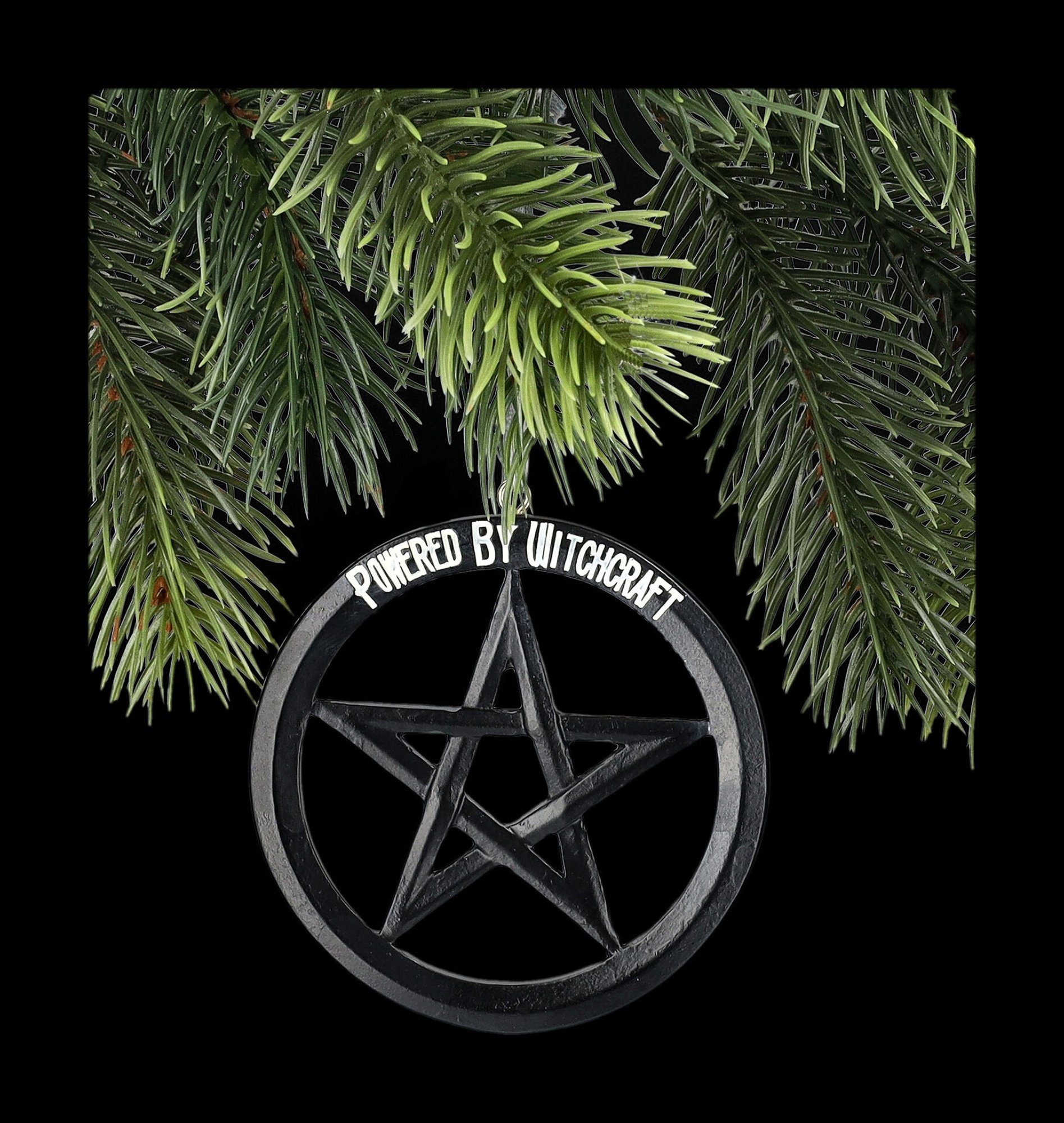 - Witchcraft (1-tlg) Powered Gothic Deko Christbaumschmuck GmbH by Weihnachten Pentagramm Shop - Christbaumschmuck Figuren