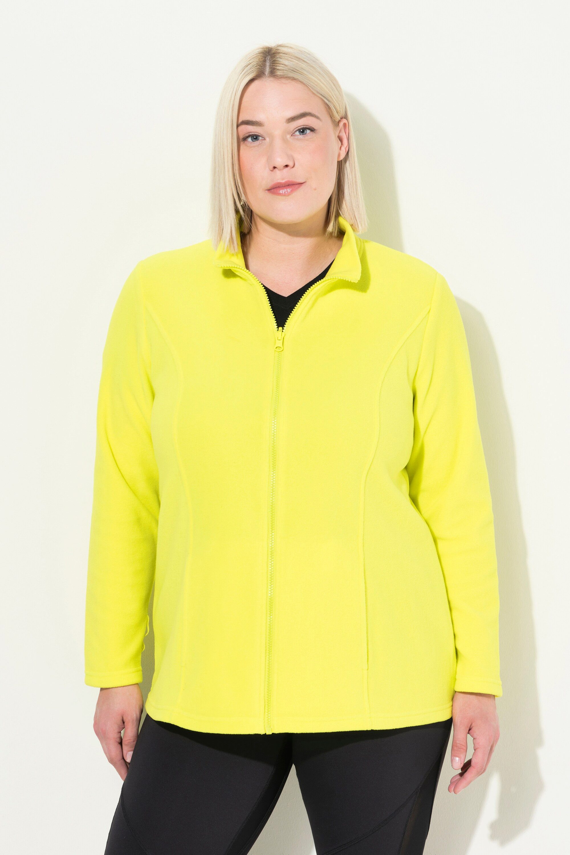 Ulla Popken Sweatjacke Fleecejacke Baukastensystem Innenjacke recycelt