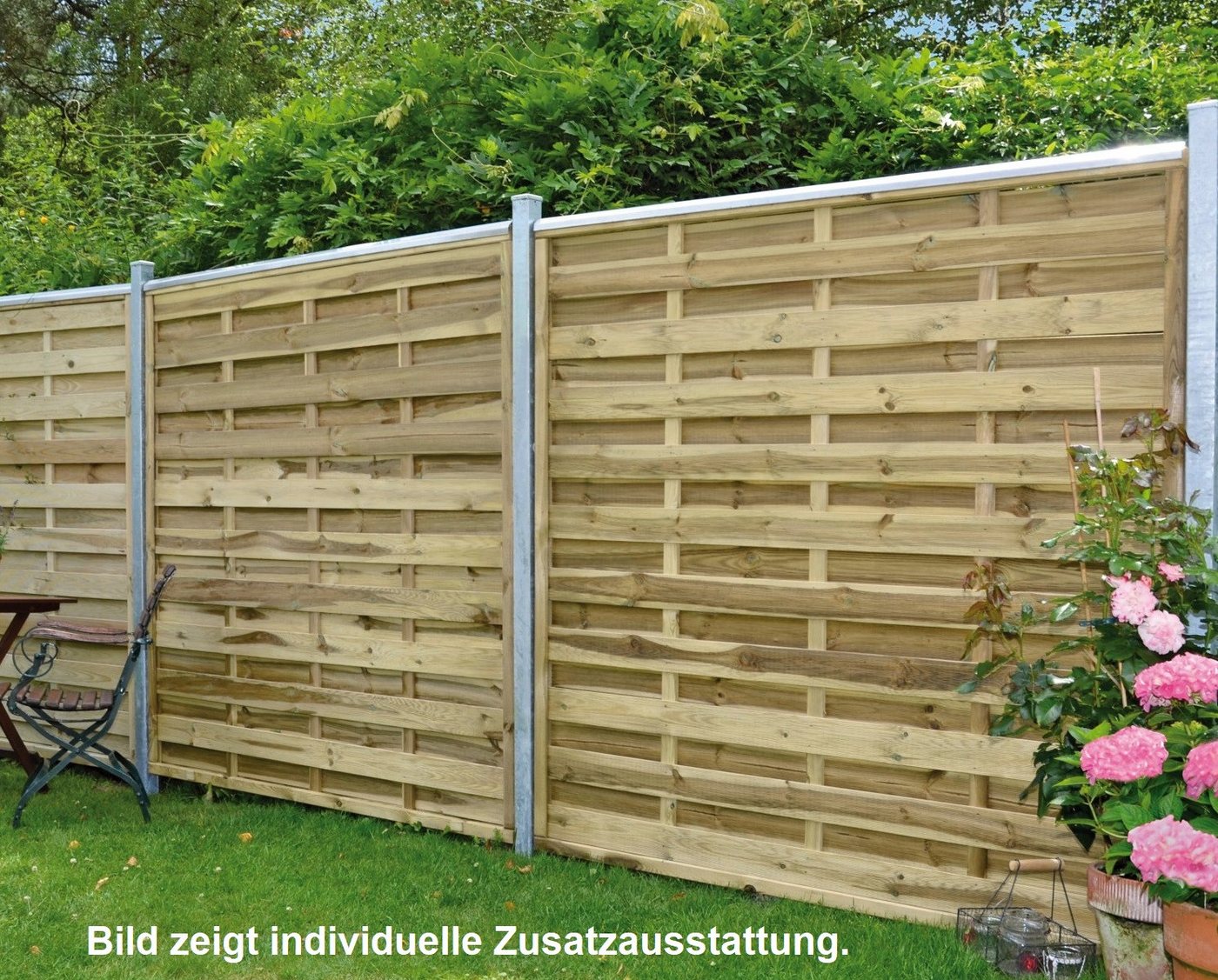 Thumbnail - Tetzner & Jentzsch Dichtzaun Atlanta 5, (Set), 7 Elemente, LxH: 1332x180 cm