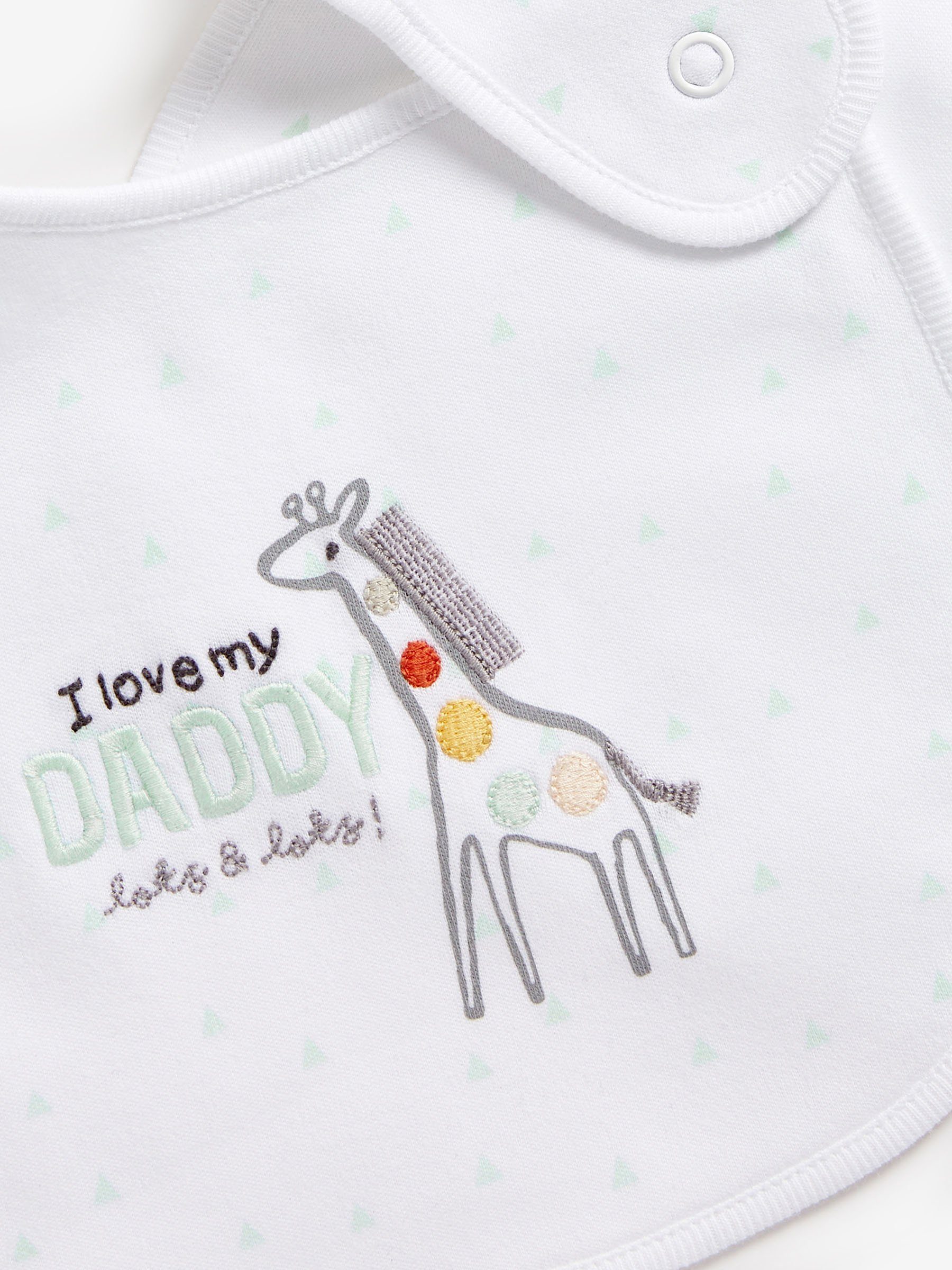 Lätzchen Giraffe im Next 2er-Pack, Daddy (3-St) Babylätzchen