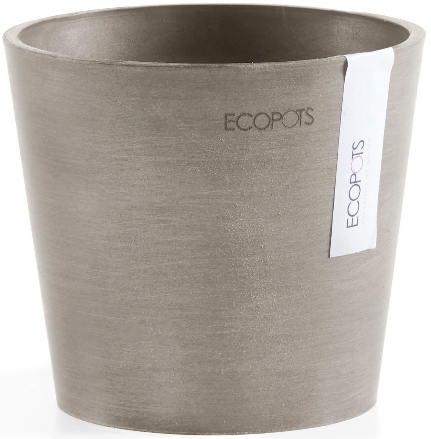 ECOPOTS Blumentopf Amsterdam Mini 13 Taupe, für den Innenbereich günstig online kaufen