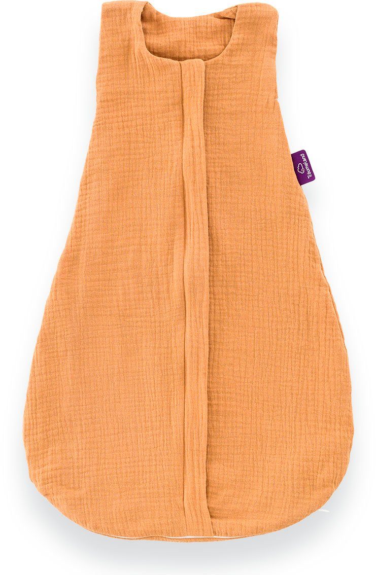 in 60-110 Sommerschlafsack Größen braun LIEBMICH Baumwollmusselin, Träumeland den Babyschlafsack