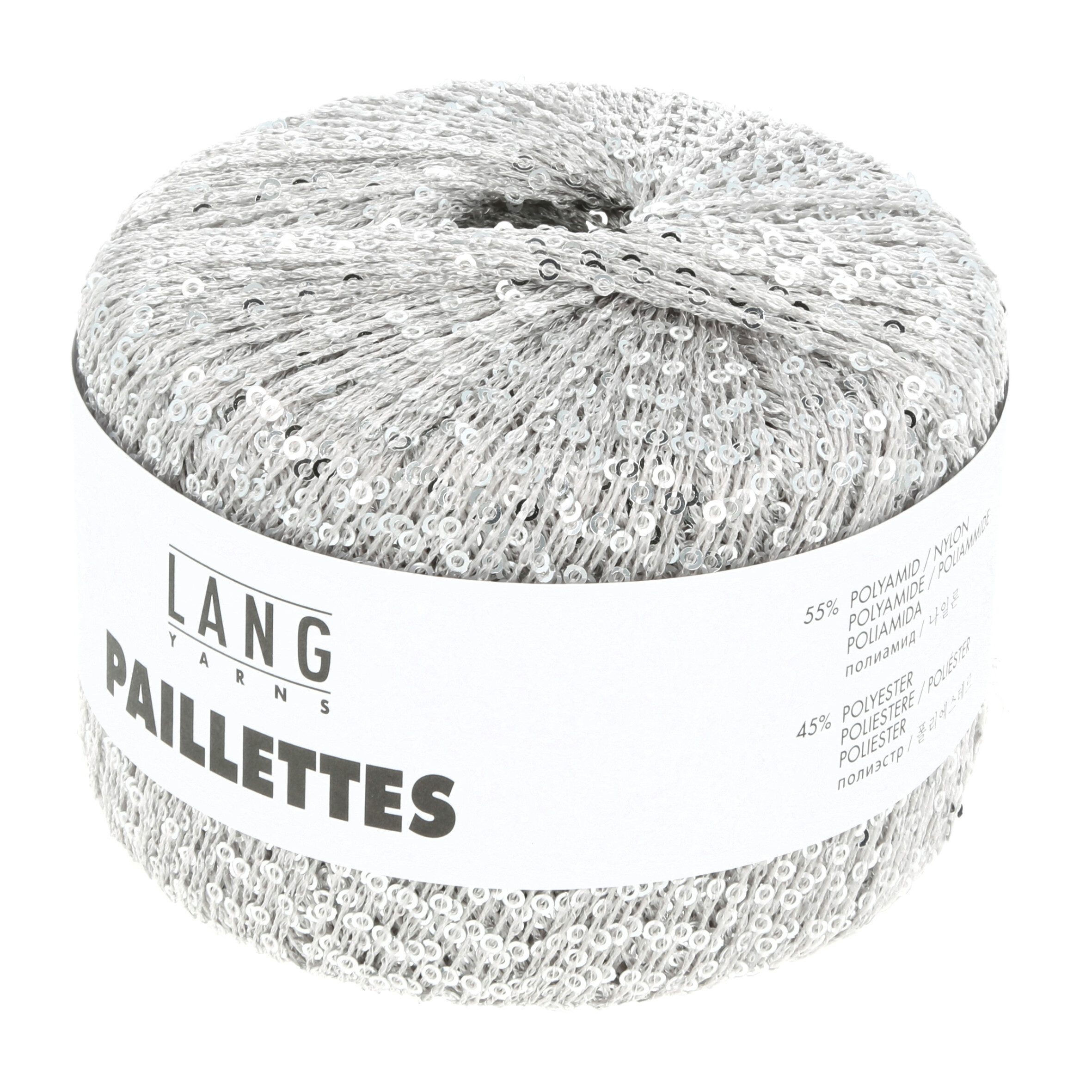 LANG YARNS Paillettes Häkelwolle, 112 m