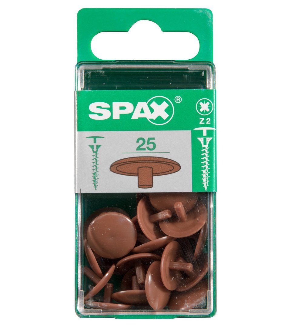 SPAX Abdeckkappe Spax Abdeckkappen rehbraun zum stecken - 25 Stk.