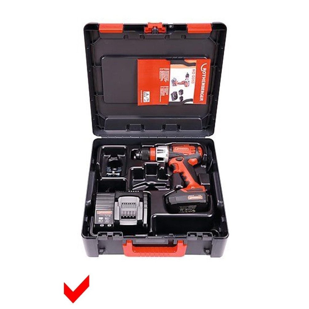 Rothenberger Akku-Bohrschrauber RO DD60 Akku-Bohrschrauber EU, 18 V V