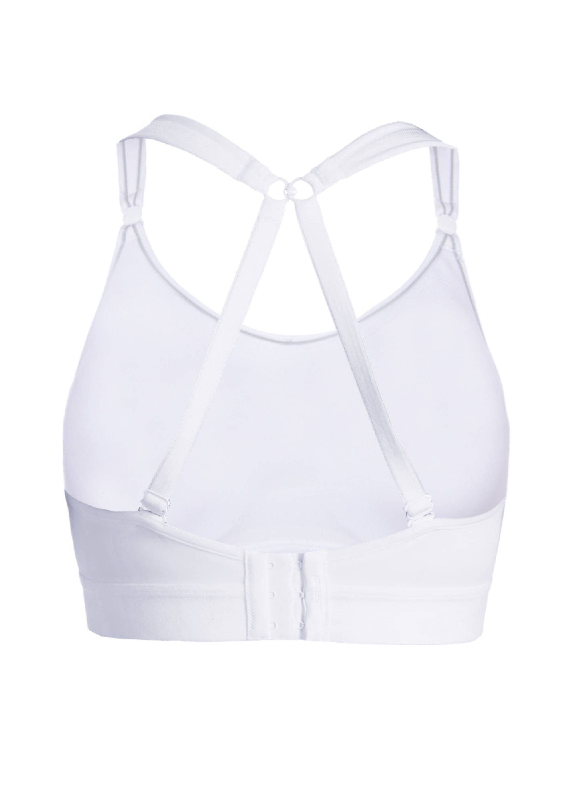 (Bustier, Sport mit BERLEI Bügel glatt) Ultimate White Performance Crop 1-tlg., Top Sport Sport-BH