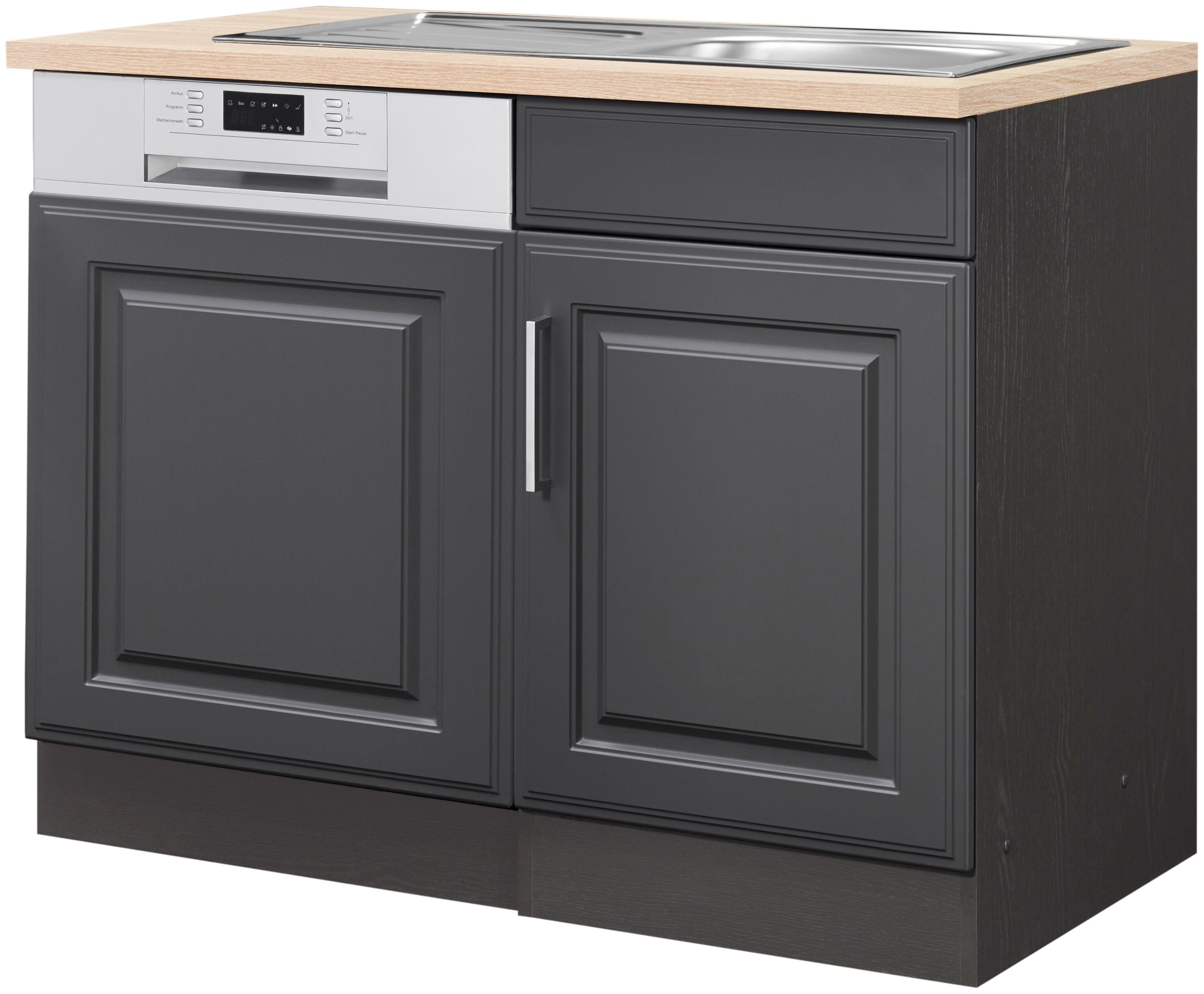 KOCHSTATION Spülenschrank "KS-Stockholm", hochwertige MDF-Fronten günstig online kaufen
