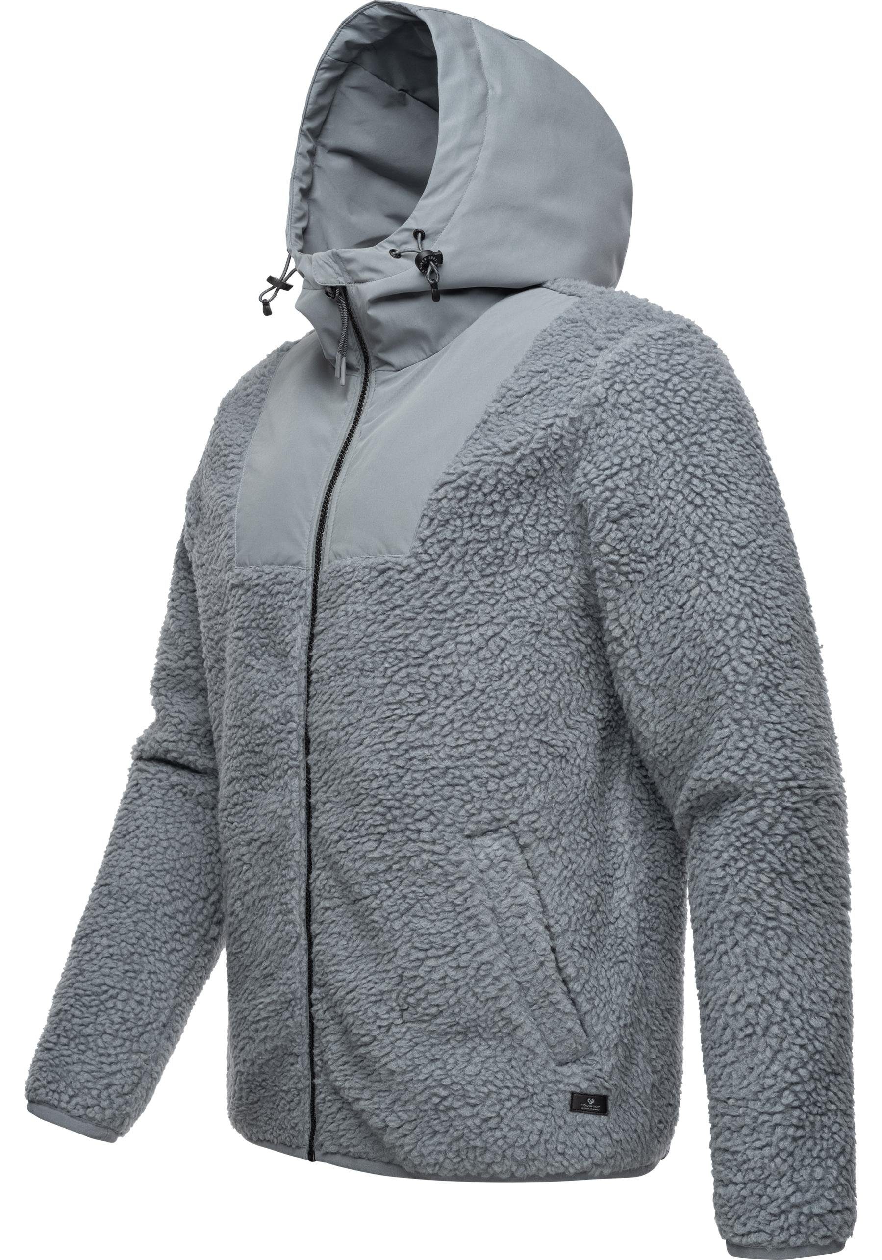 Ragwear Fleecejacke Adar Angesagte Herren Plüschjacke mit hohem Kragen günstig online kaufen