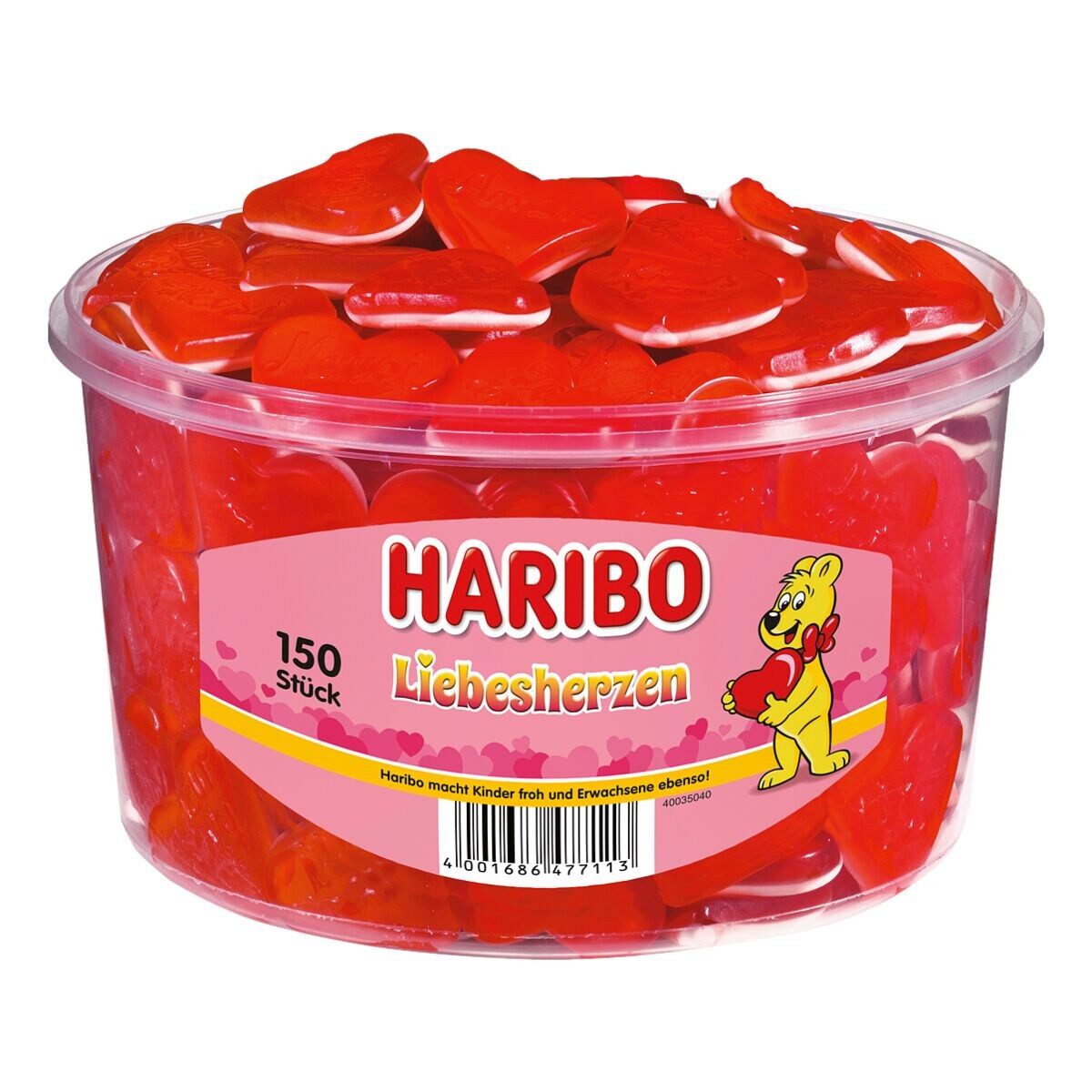HARIBO Süßigkeit Liebesherzen, 1200 g