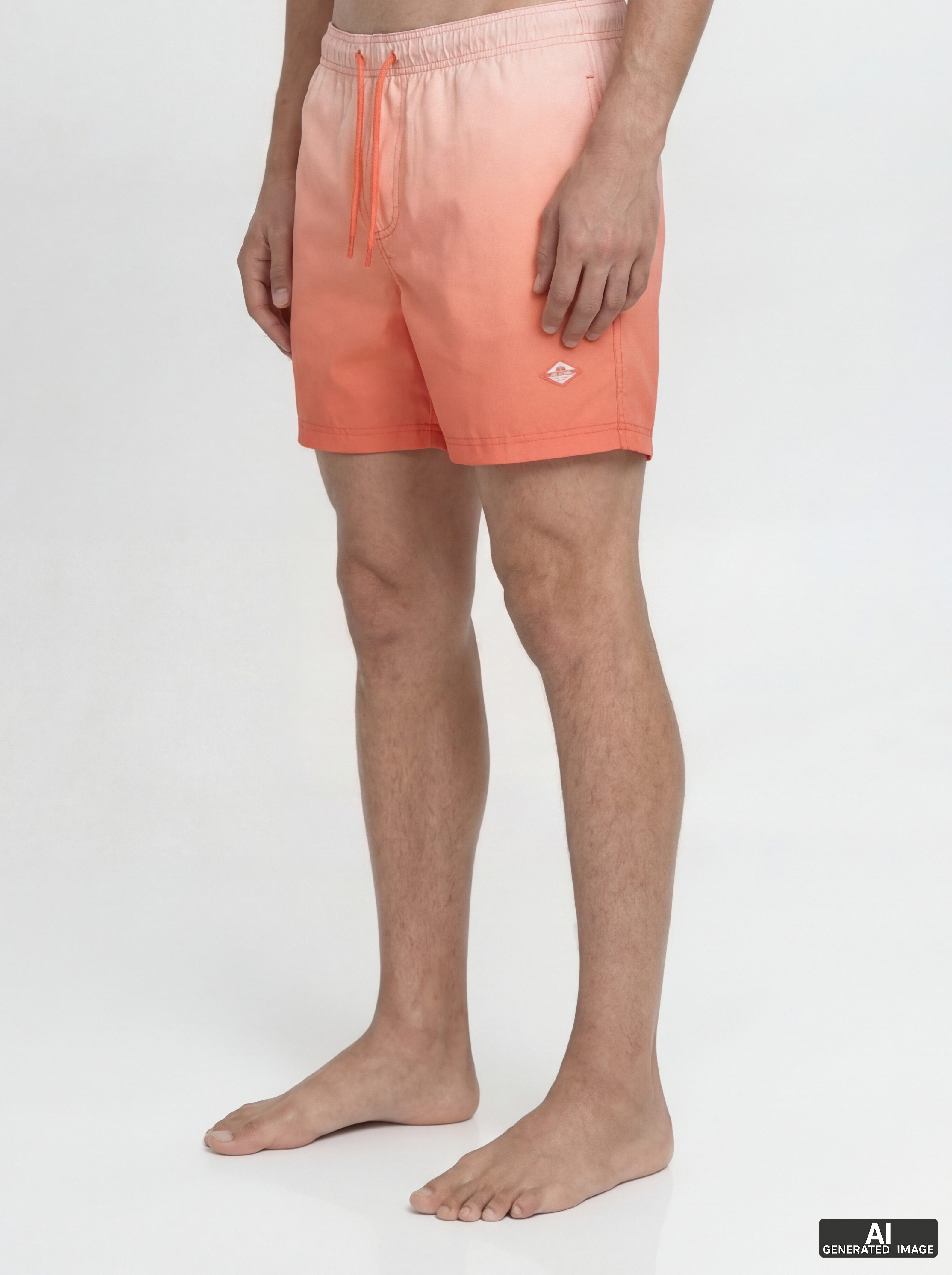 Jack & Jones Badeshorts JPSTMAUI HORIZON DIP DYE SWIM SHORTS Kunstfaser, normal geschnitten