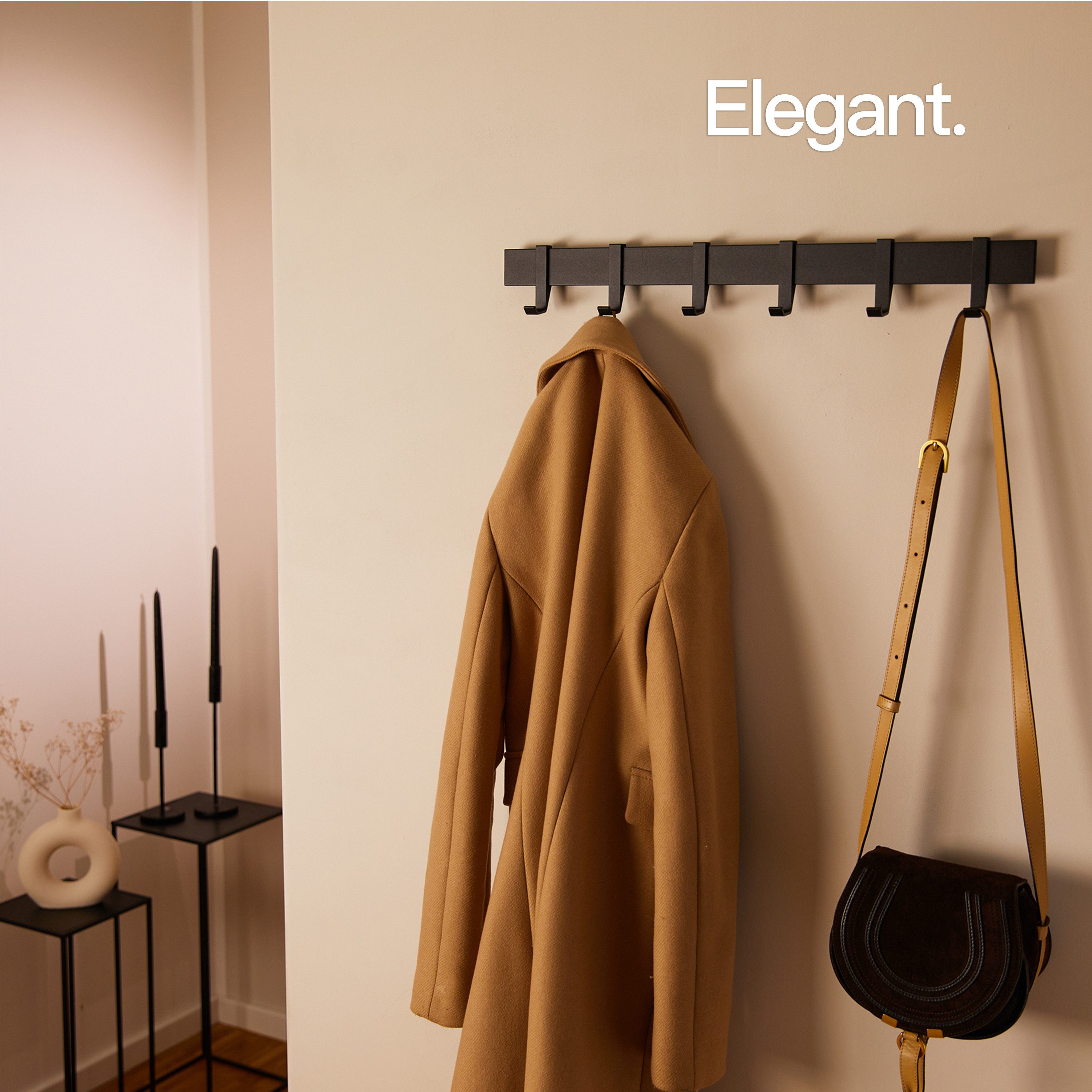 Designfabrik Hamburg Garderobenleiste, Wandgarderobe aus Metall, Garderoben günstig online kaufen