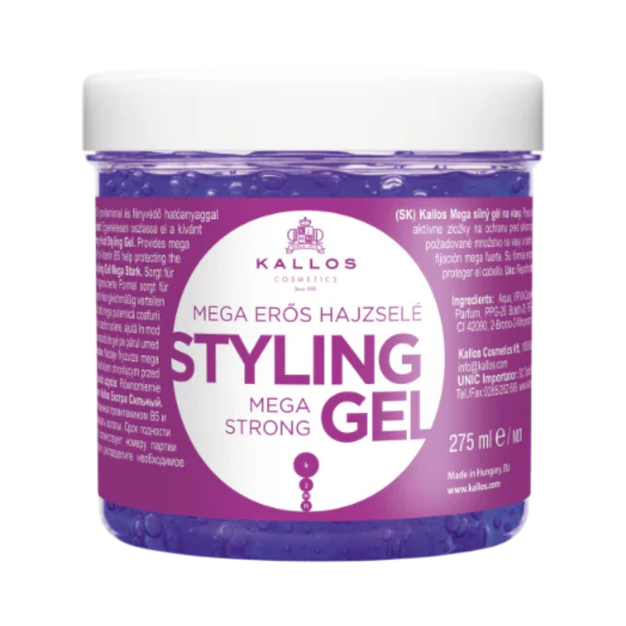 Kallos Cosmetics Haargel Kls Eros Mega Strong Hold Stylinggel