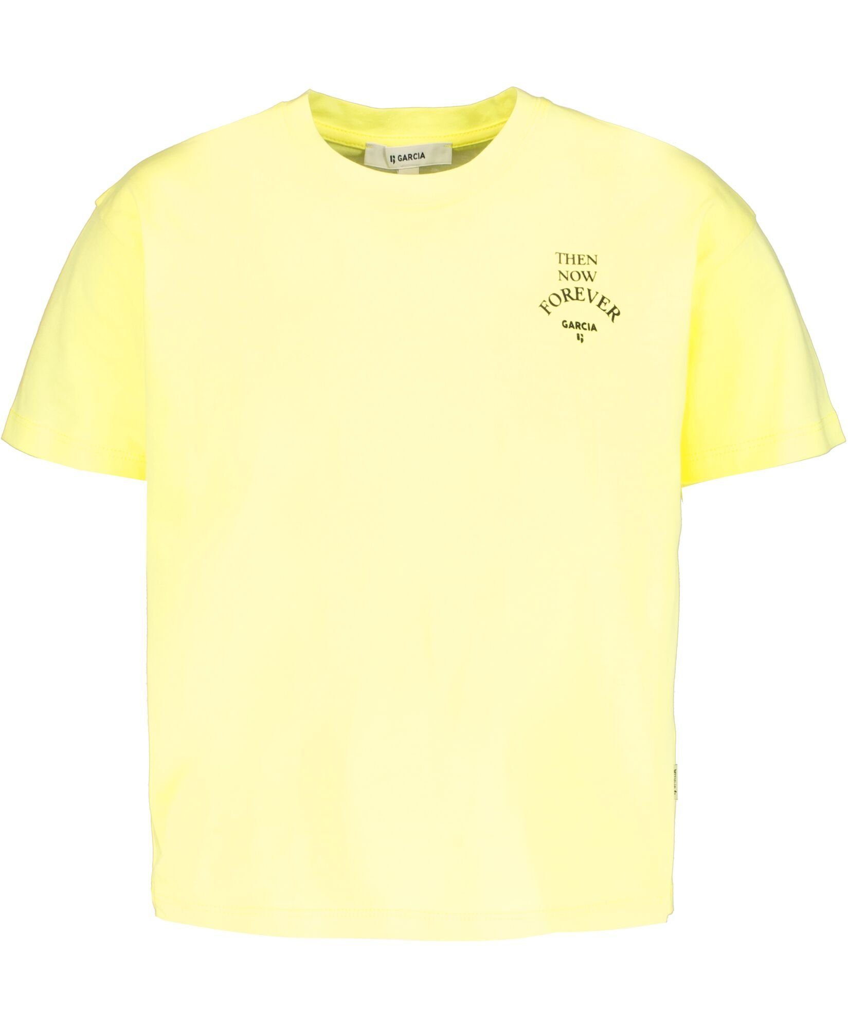 Garcia T-Shirt Basic lemon fresh cropped