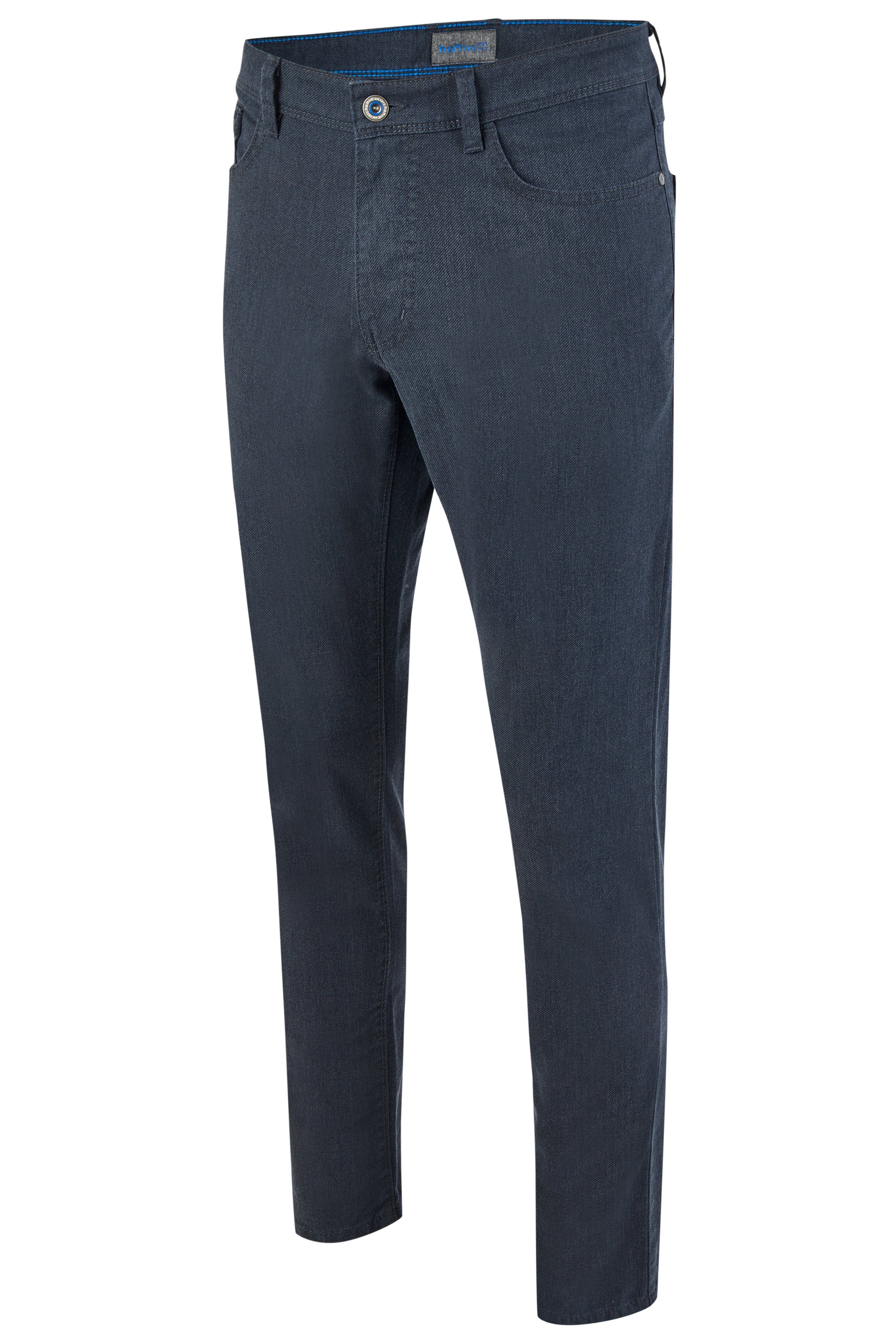 HATTRIC gabardine Hattric 5-Pocket-Jeans HUNTER LOOK WOOLEN 6255.42 - 688085 blue