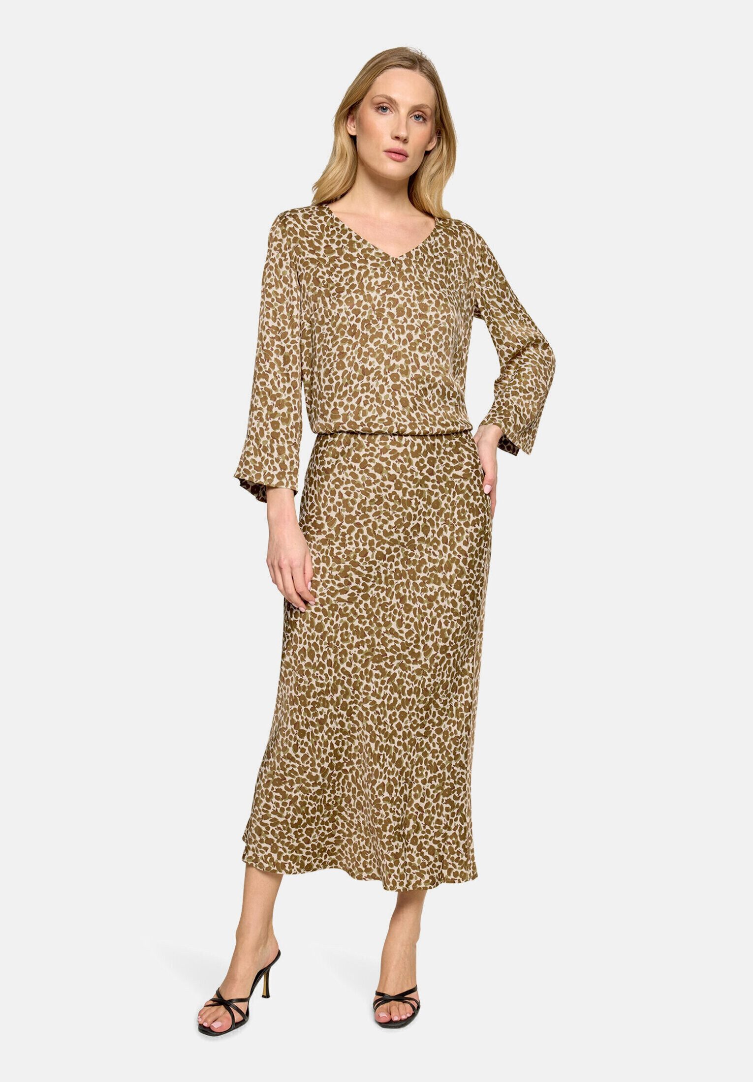 Betty Barclay Maxirock Damen mit Leoprint