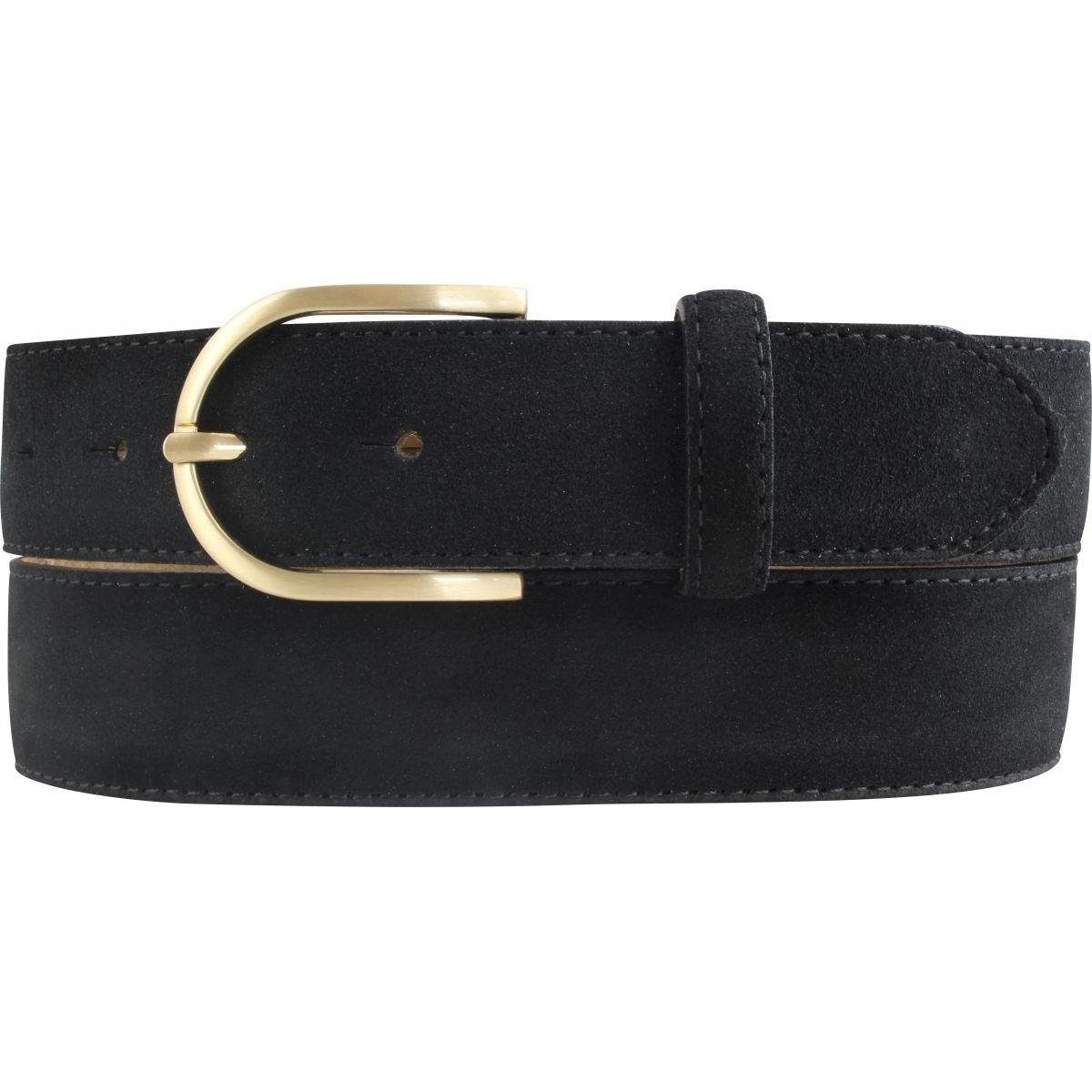 BELTINGER Ledergürtel Damen-Gürtel aus Veloursleder 3,5 cm - Velour-Ledergürtel für Damen 35