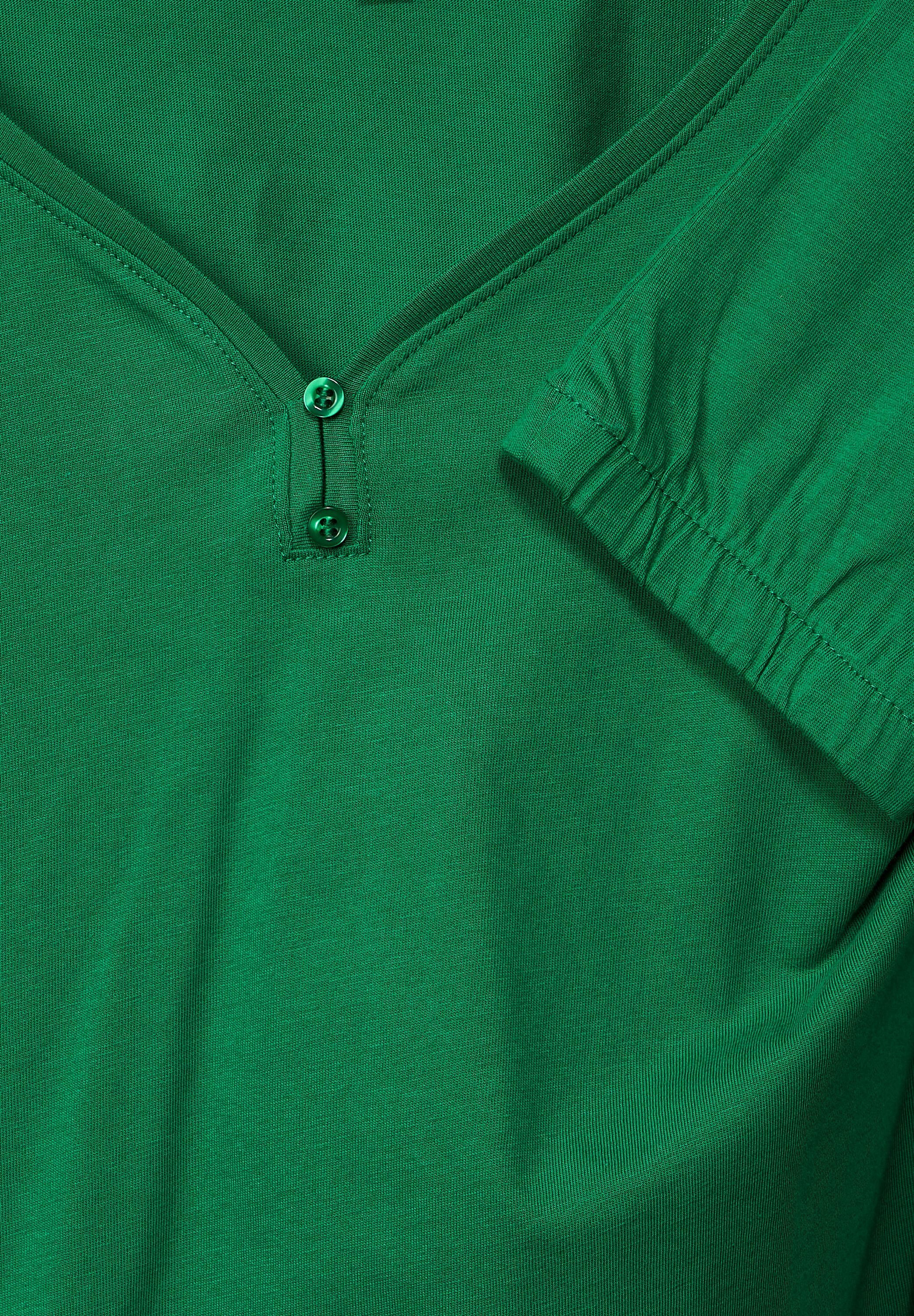 brisk 3/4-Arm-Shirt mit STREET green Knopf Details ONE