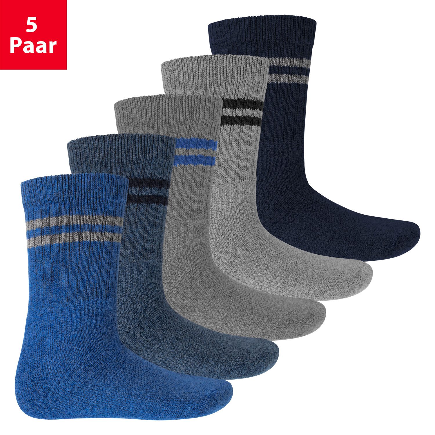 MT Tennissocken Kinder Freizeit Socken (5/10 Paar) Tennissocken Mädchen & Jungen (5-Paar)