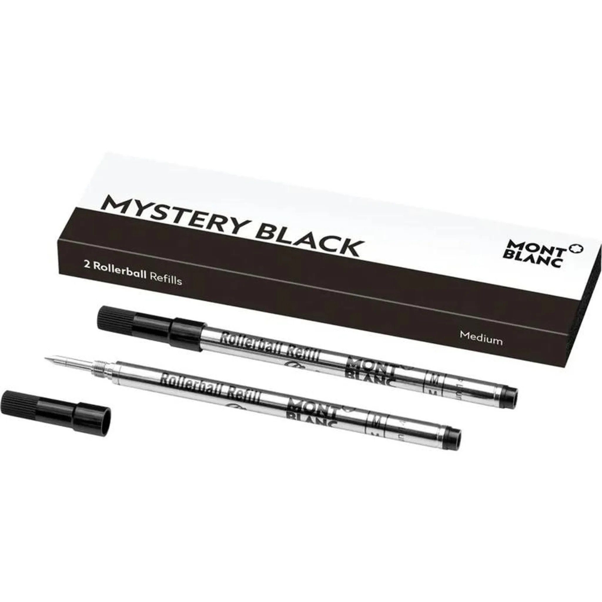 MONTBLANC Gelroller Rollerball Mine mittel 2er-Pc schwarz mystery black Montblanc 128231