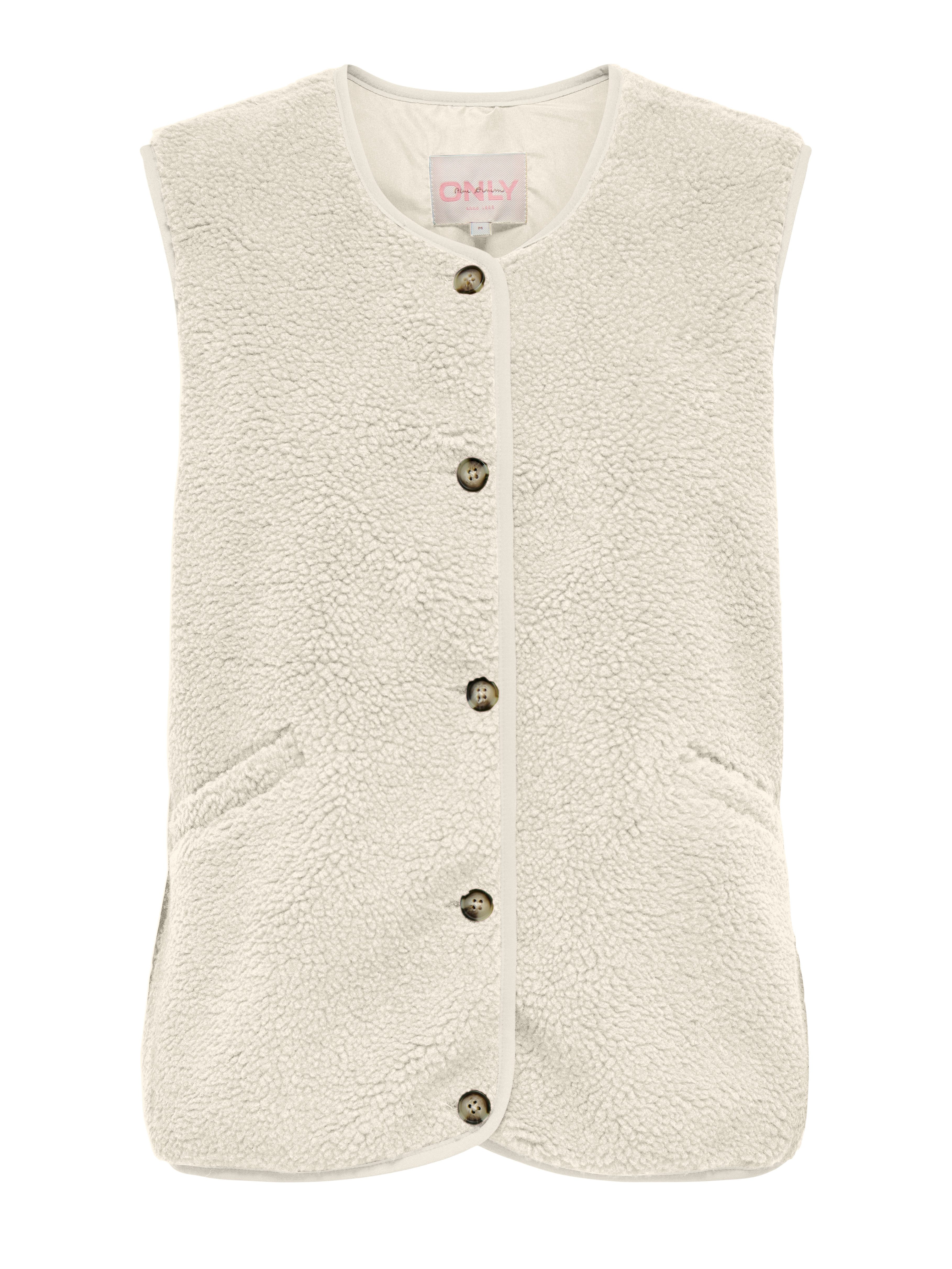 ONLY Plüschweste ONLBABY LIFE TEDDY VEST PNT CS Kunstfaser – Bild 4 von 5