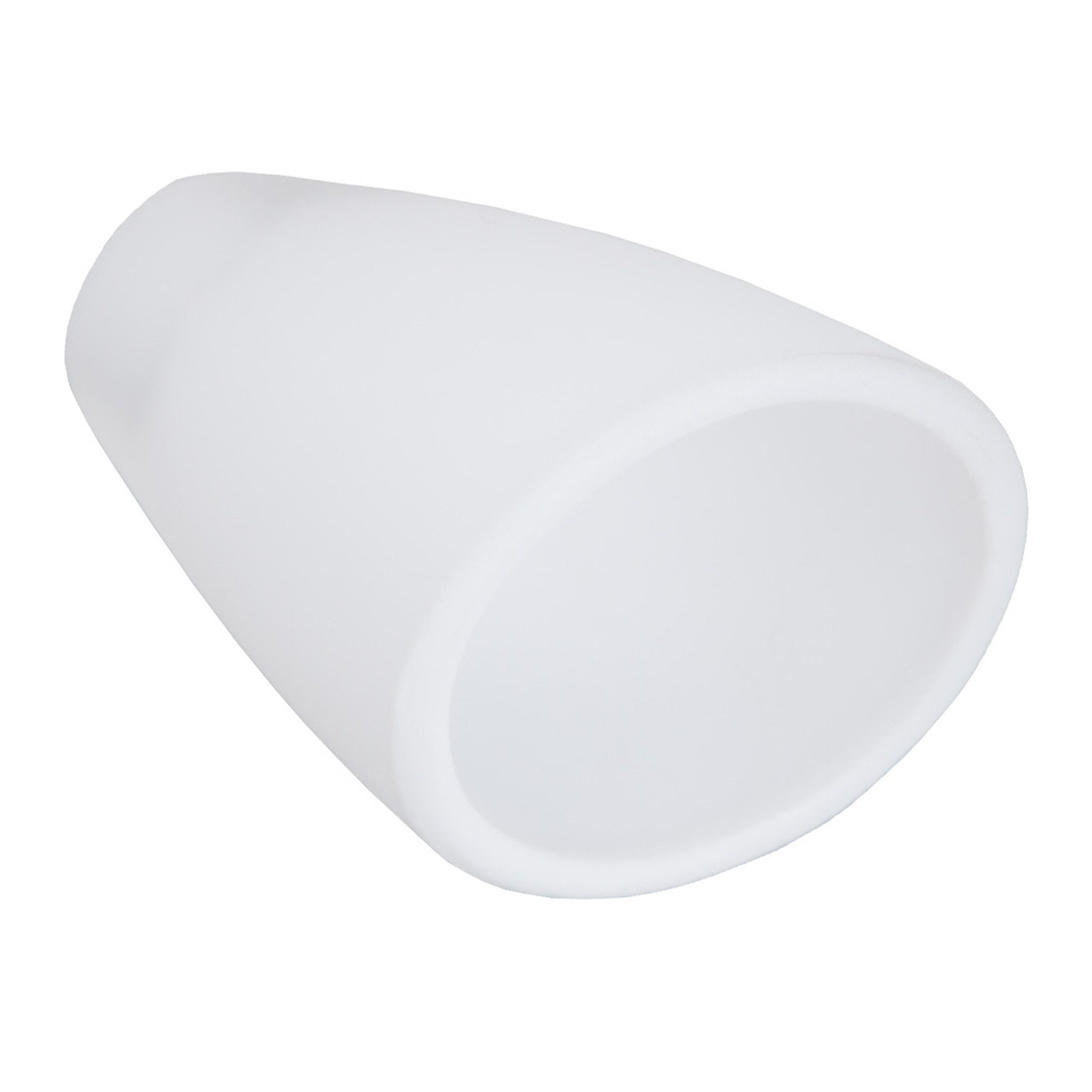 Home4Living Lampenschirm Schutenglas weiß Lampenglas Leuchtenglas Opalglas Tulpenform, Dekorativ