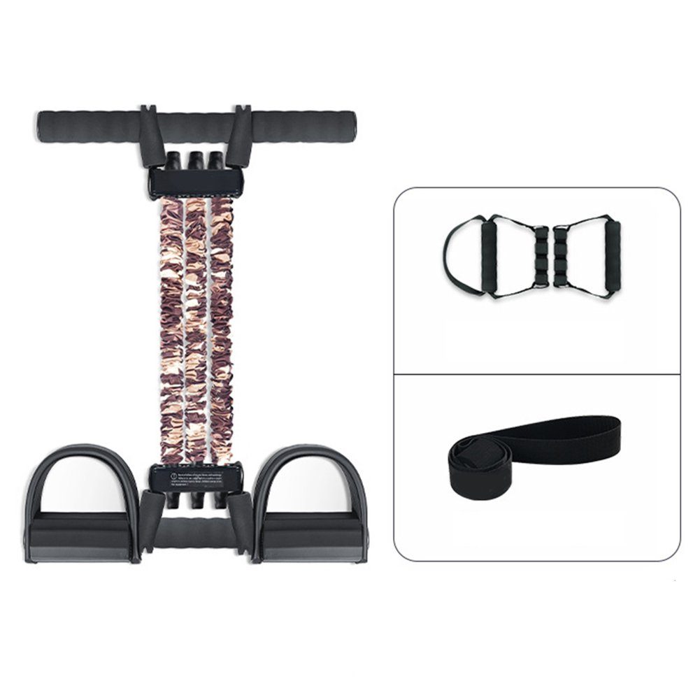 beauty Verstellbare Gymnastikbänder Camouflage-Zugseil-Sit-Up-Ausrüstung, camouflage Blusmart