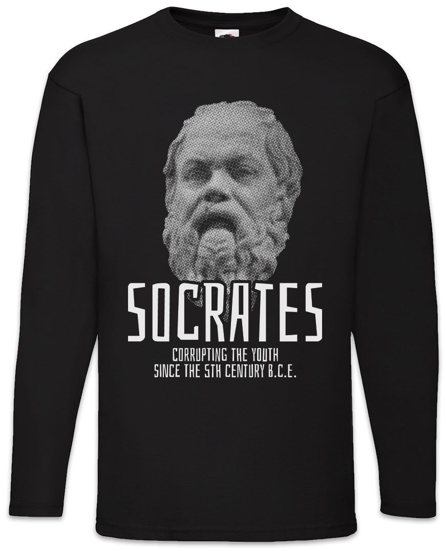 Langarmshirt Socrates Corrupting The Youth A Langarm T-Shirt Sokrates Philosoh