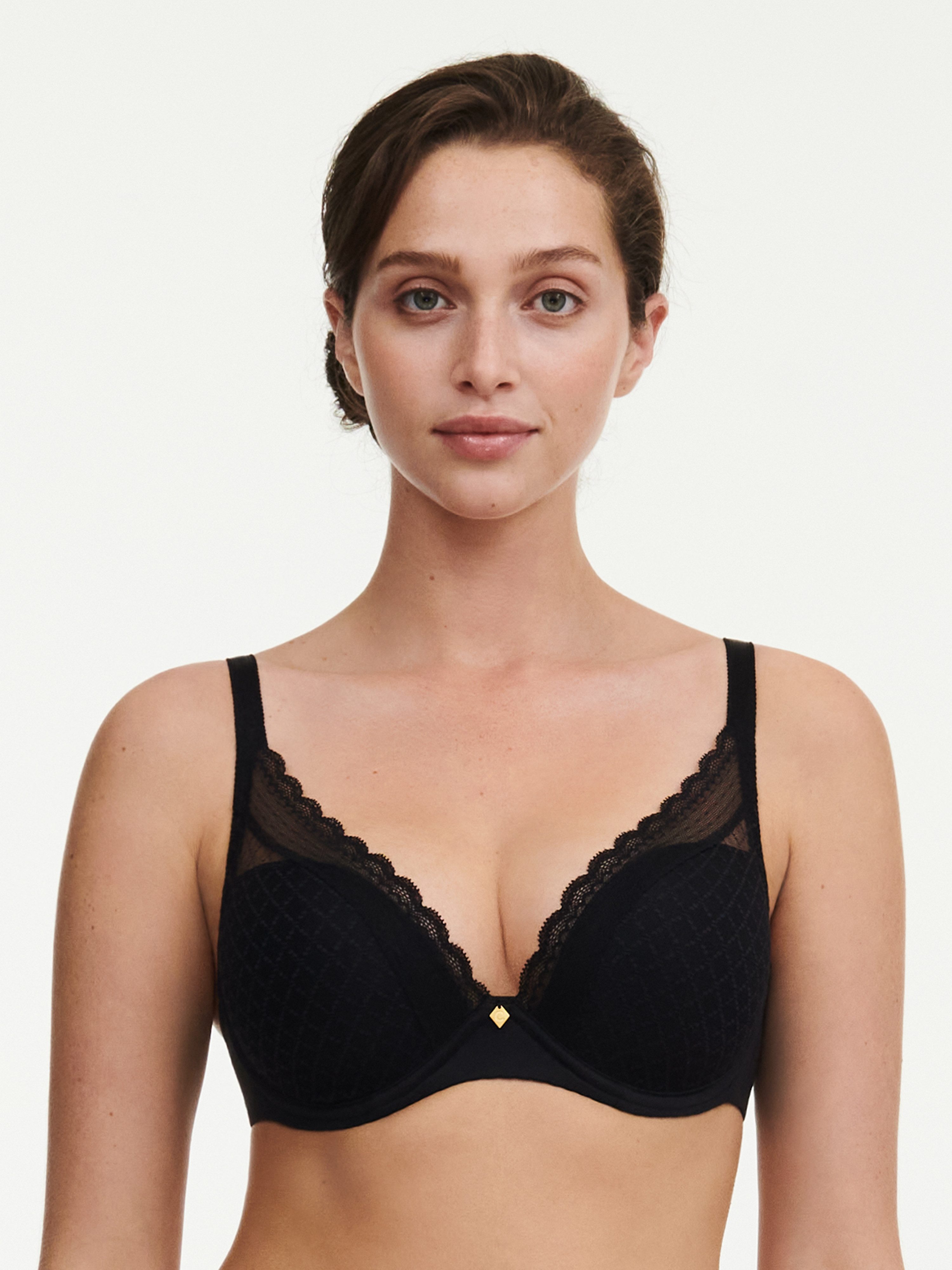 Chantelle T-Shirt-BH NORAH CHIC Tüll, blickdichtes Gewebe