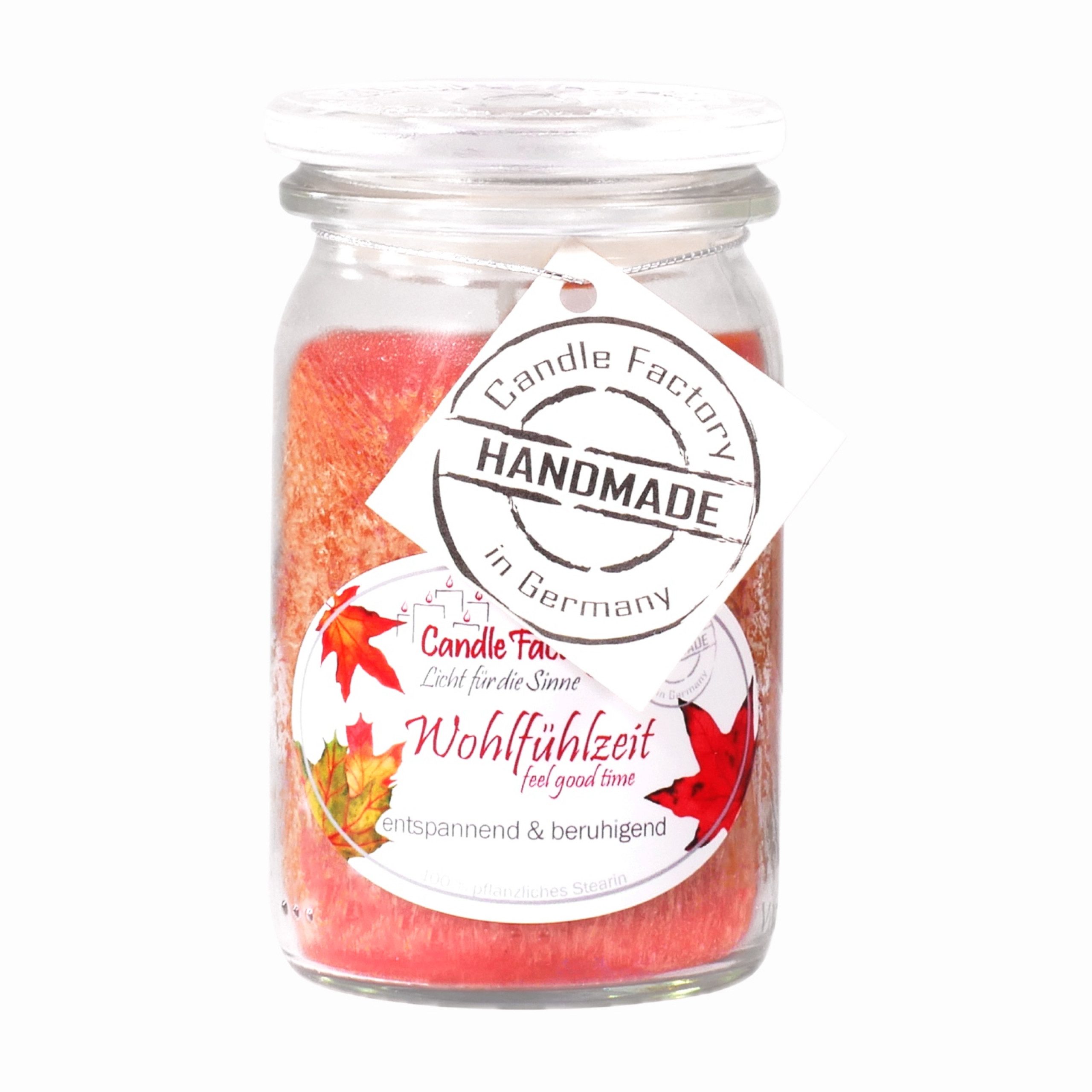 Candle Factory Duftkerze Candle Factory Baby Jumbo Wohlfühlzeit Duftkerze Dekokerze 308179