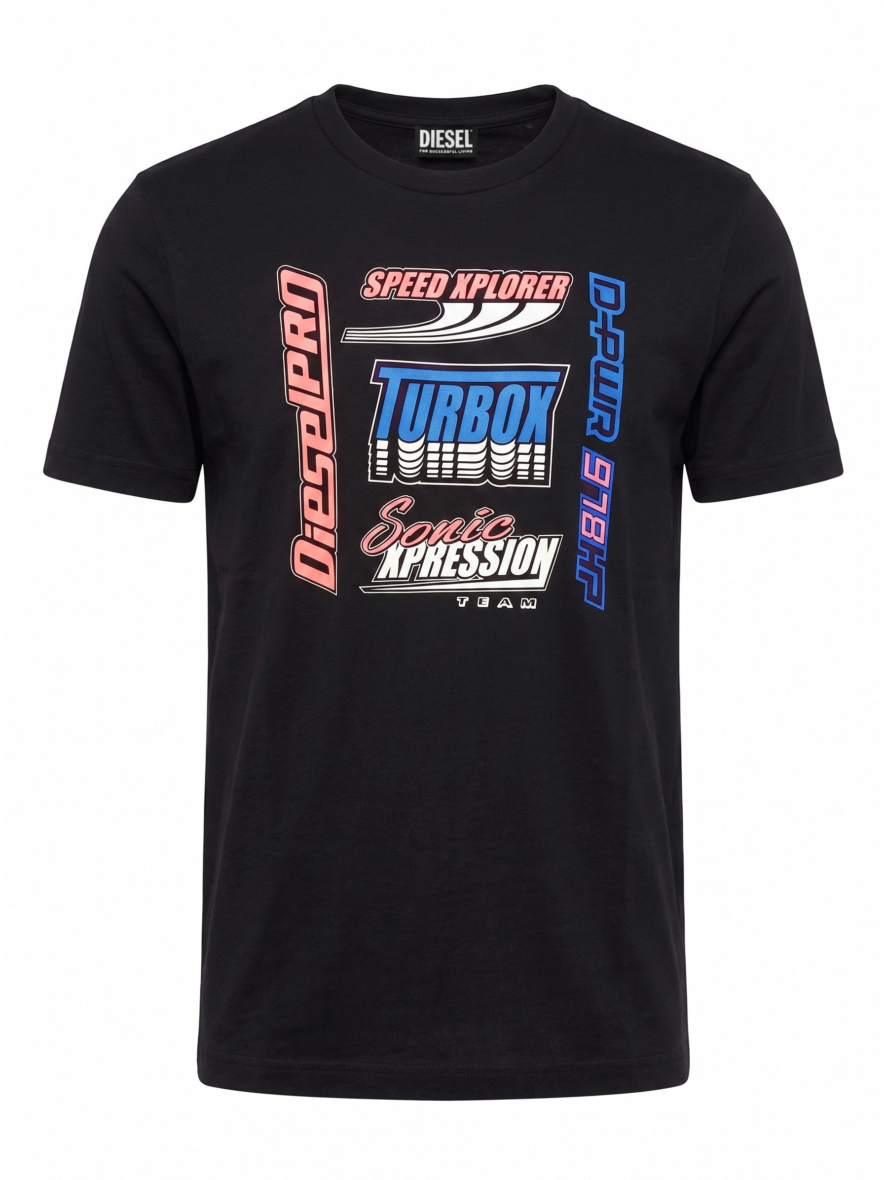 Diesel Rundhalsshirt Slim Fit Shirt - T-DIEGOS-K38