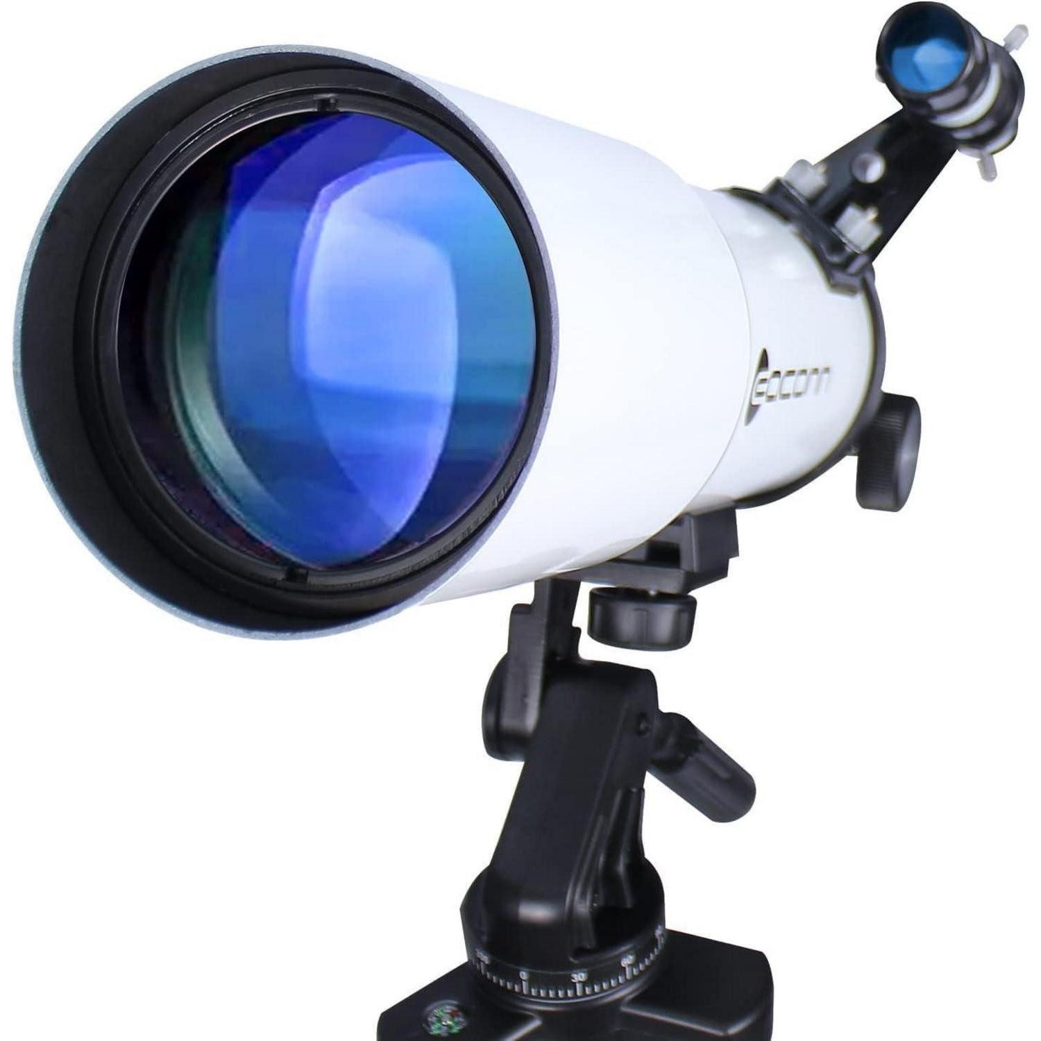 LuxusKollektion Achromatischer Refraktor Teleskop für Astronomie, 80mm Aperture, 600mm Refraktor für Kinder