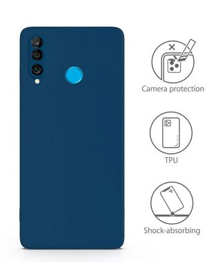 MyGadget Handyhülle Silikon Hülle für Huawei P30 Lite, robuste Schutzhülle TPU Case Slim Silikonhülle Back Cover Kratzfest