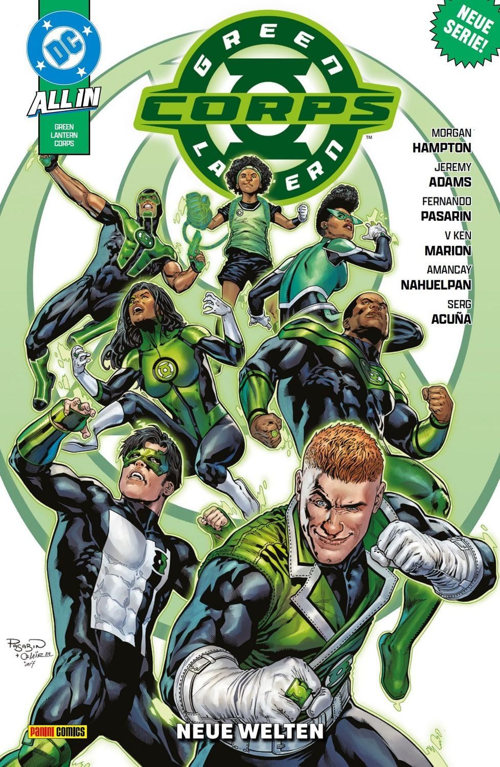 Green Lantern Corps Bd. 1: Neue Welten / Jeremy Adams, V. Ken Marion, Morgan Hampton, Fernando Pasarin, Amancay Nahuelpan, Bd. 1: Neue Welten