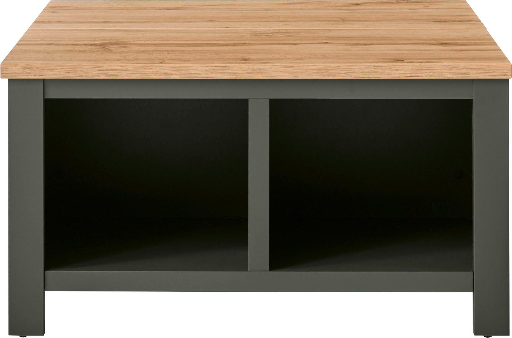 Home affaire Couchtisch Cambridge, Beistelltisch, Wohnzimmertisch, Sofatisch, Tisch, Landhausstil, mit offenen Fächern und Stauraumfach, 93 cm breit