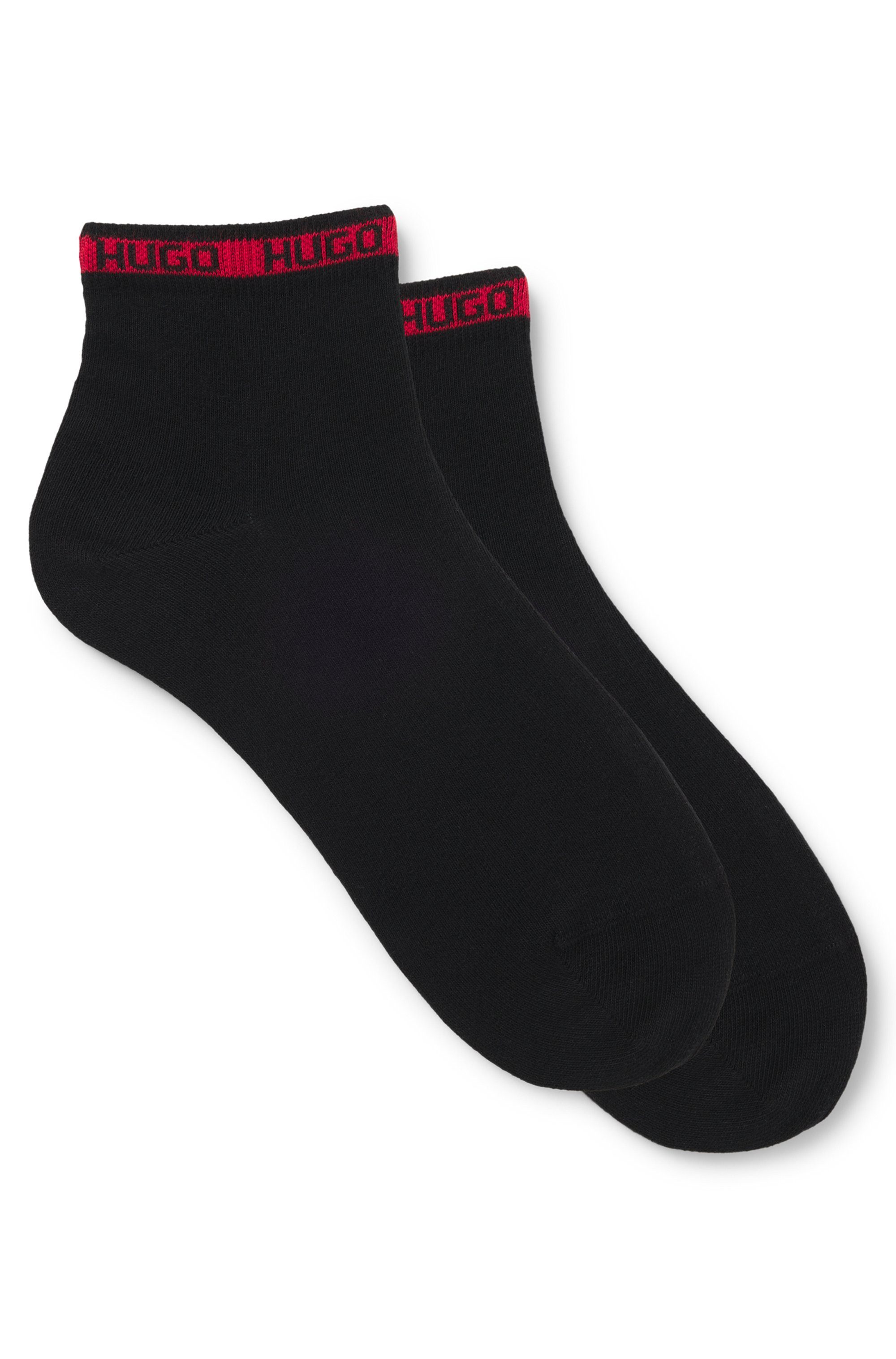 HUGO Freizeitsocken 2P SH TAPE CC 102 (Packung, 2er-Pack) mit HUGO-Logoschriftzügen