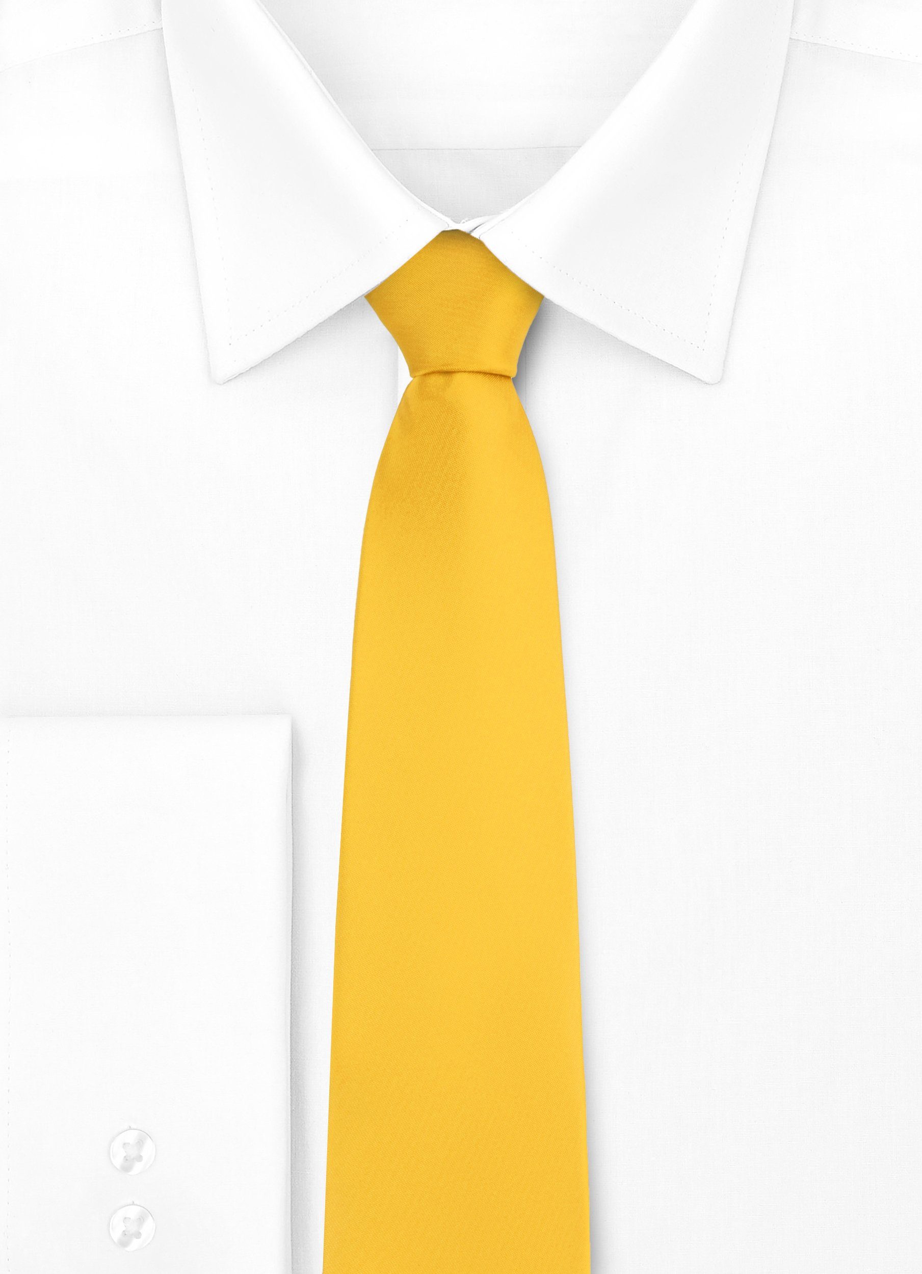 1-St) Herren Ladeheid 8cm) Breite Krawatte Krawatte (Set, (150cm Honig KP-8 x