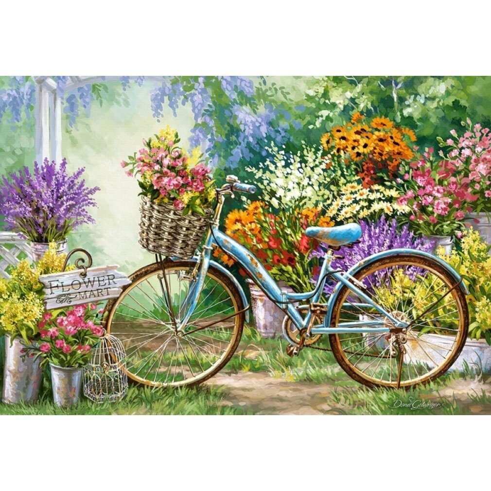 Castorland Puzzle Jigsaw The Flower Mart Puzzles 1000 Teile, Puzzleteile