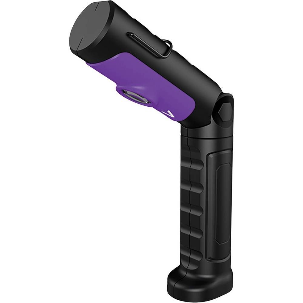 Kunzer Arbeitsleuchte UV-Arbeitslampe mit LED-Technik PL-023.2 UV, Ausziehbarer Halter, Haken zum Hängen, klappbar, Magnetischer Fuß