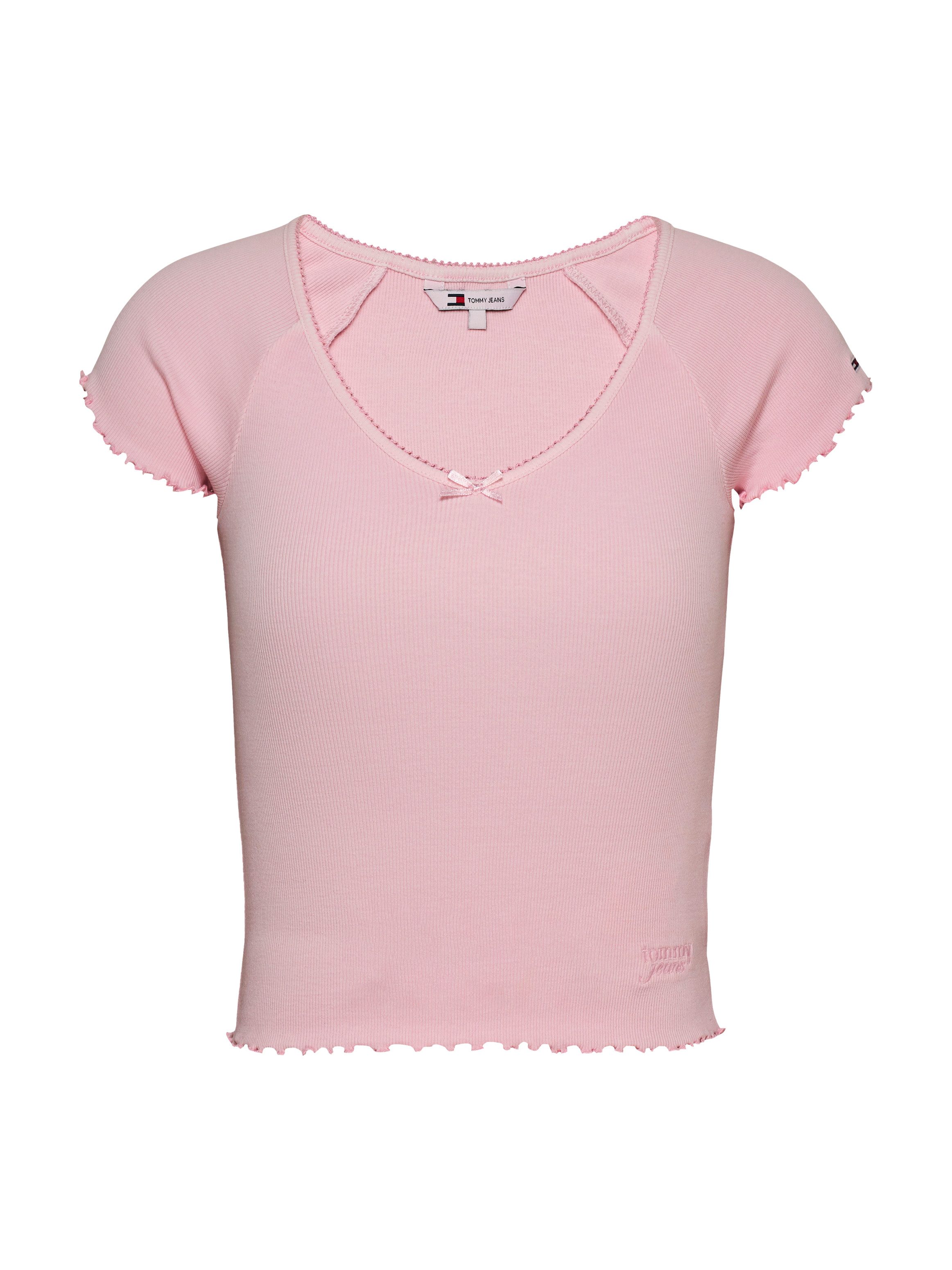 Kurzarmshirt TJW SLIM VNECK GMD RIB SS